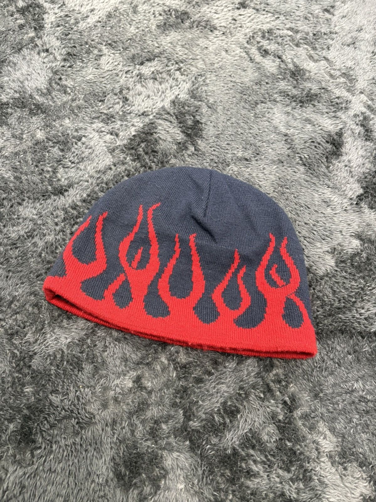 Japanese Brand Vintage Y2K Flame Beanie Size ONE SIZE - 2 Thumbnail