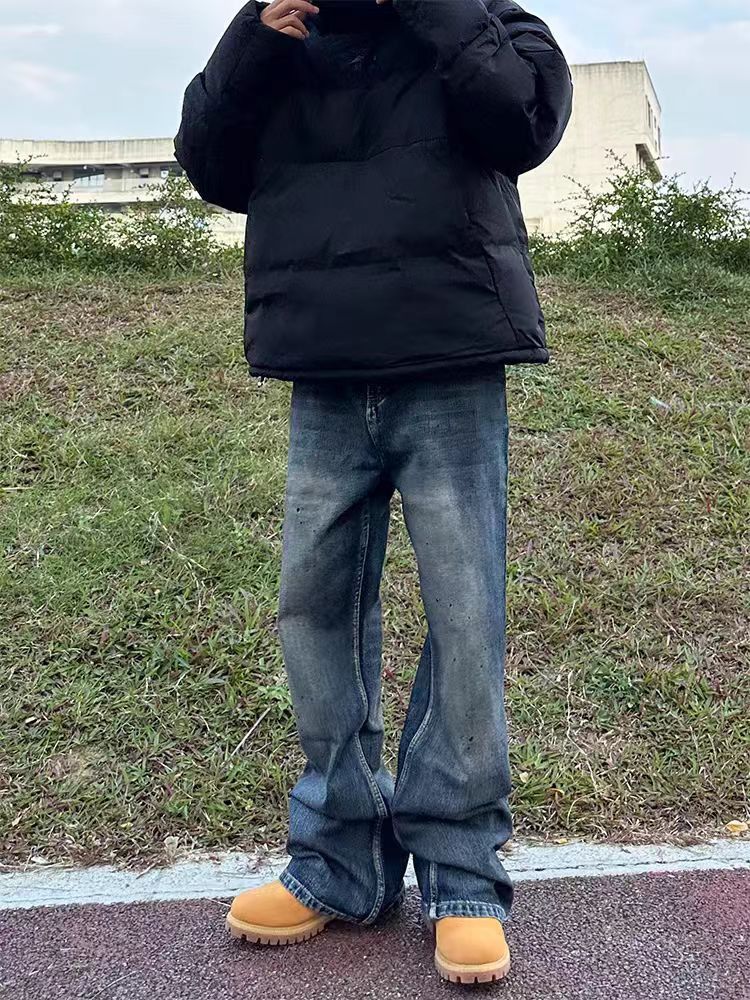 Designer × Jean × Vintage Washed street vintage baggy jeans Size US 34 / EU 50 - 1 Thumbnail