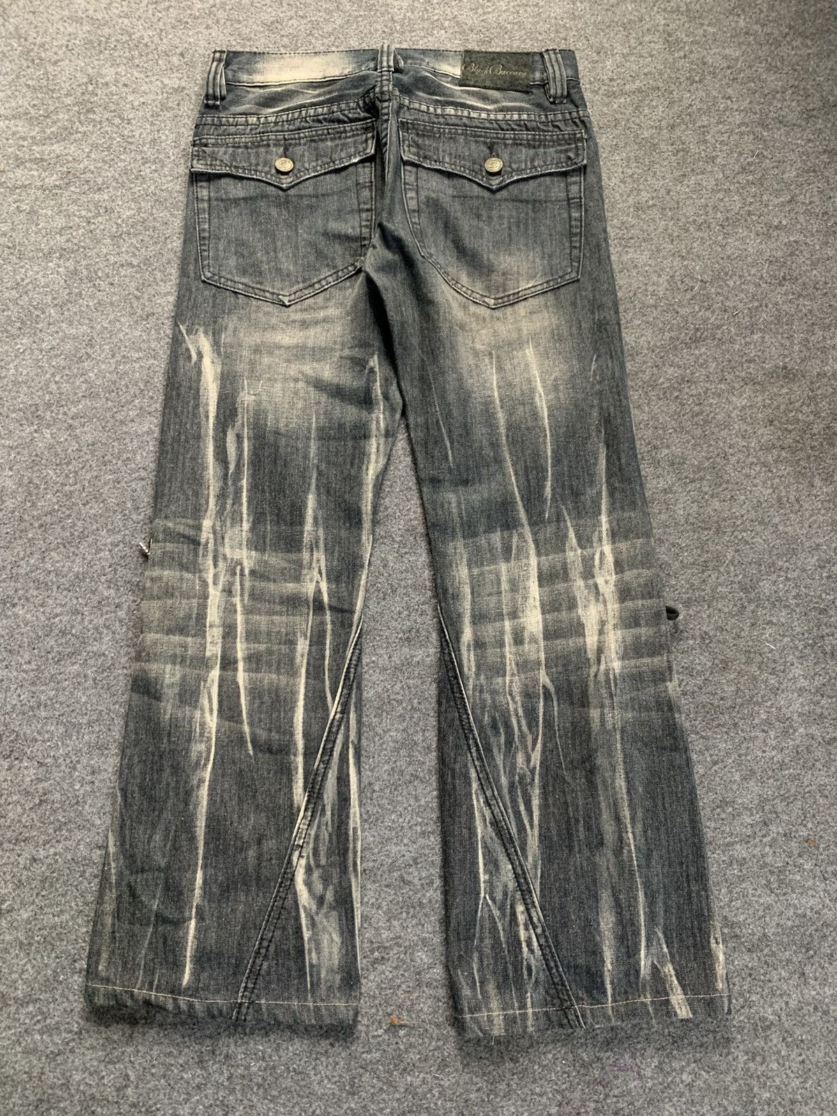 Isamu Katayama Backlash Lace up blackbaccara pant vkei style japanese brand Size US 30 / EU 46 - 13 Thumbnail