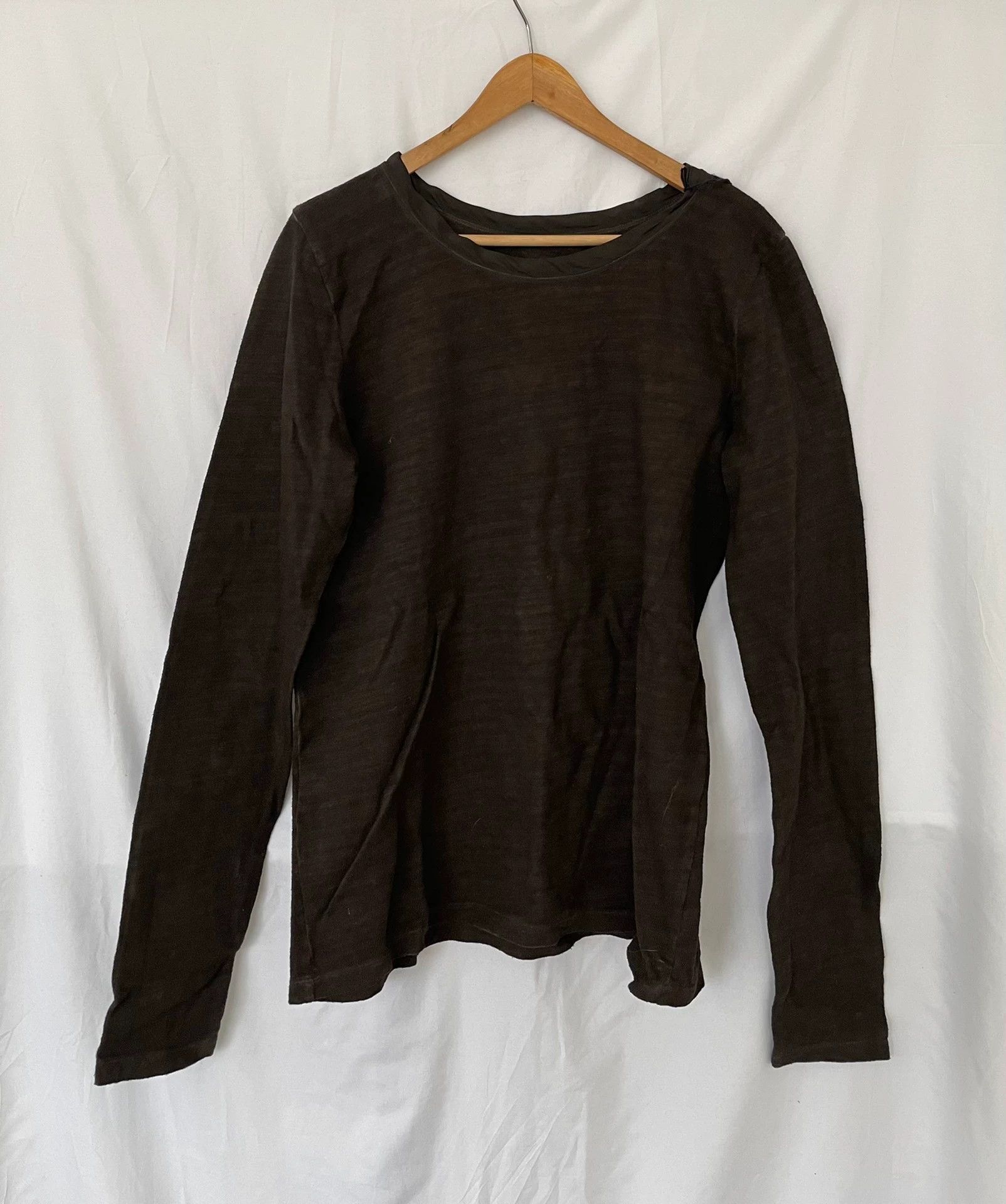Uma Wang Uma Wang 22FW Brown Long-Sleeve T-Shirt Size M / US 6-8 / IT 42-44 - 1 Thumbnail