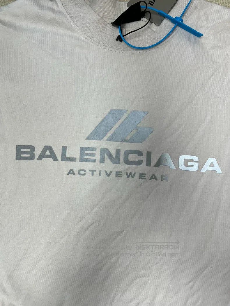 Balenciaga Balenciaga Reflective Logo Short Sleeve Size US XS / EU 42 / 0 - 3 Thumbnail