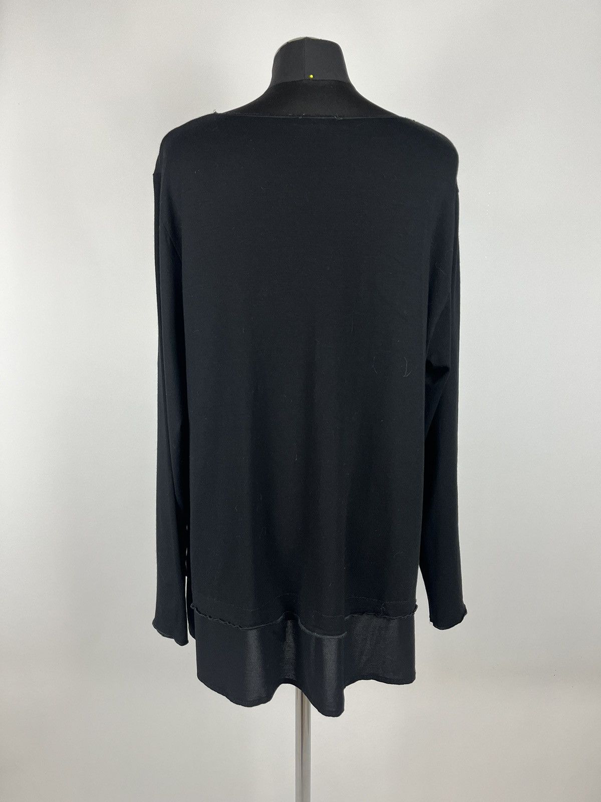 OSKA OSKA Black Long Sleeve Oversize Blouse Size 5 (0323) Size L / US 10 / IT 46 - 3 Thumbnail