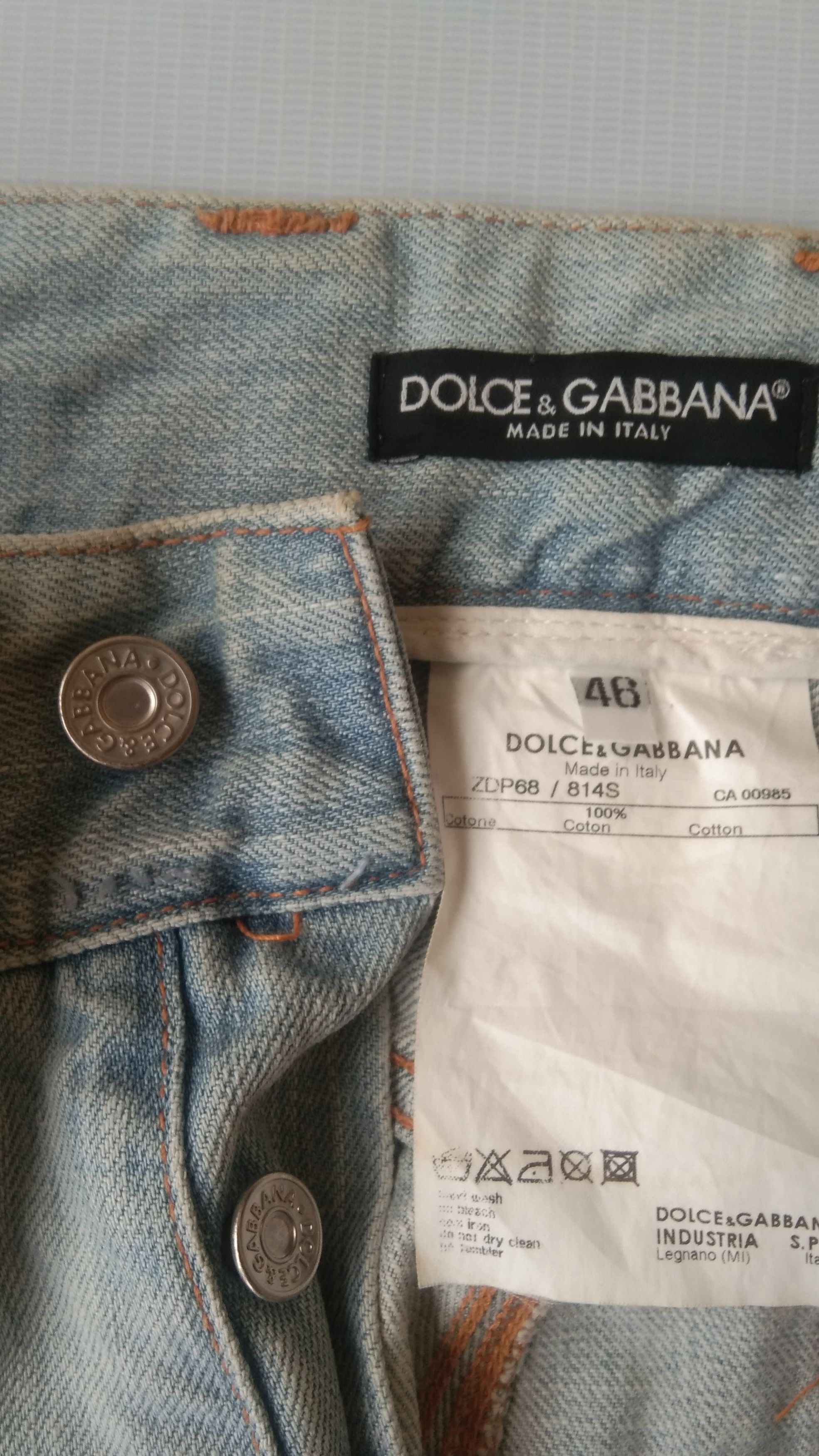 Disney × Dolce & Gabbana Disney x D&G distres wash jeans straight Size US 32 / EU 48 - 4 Thumbnail
