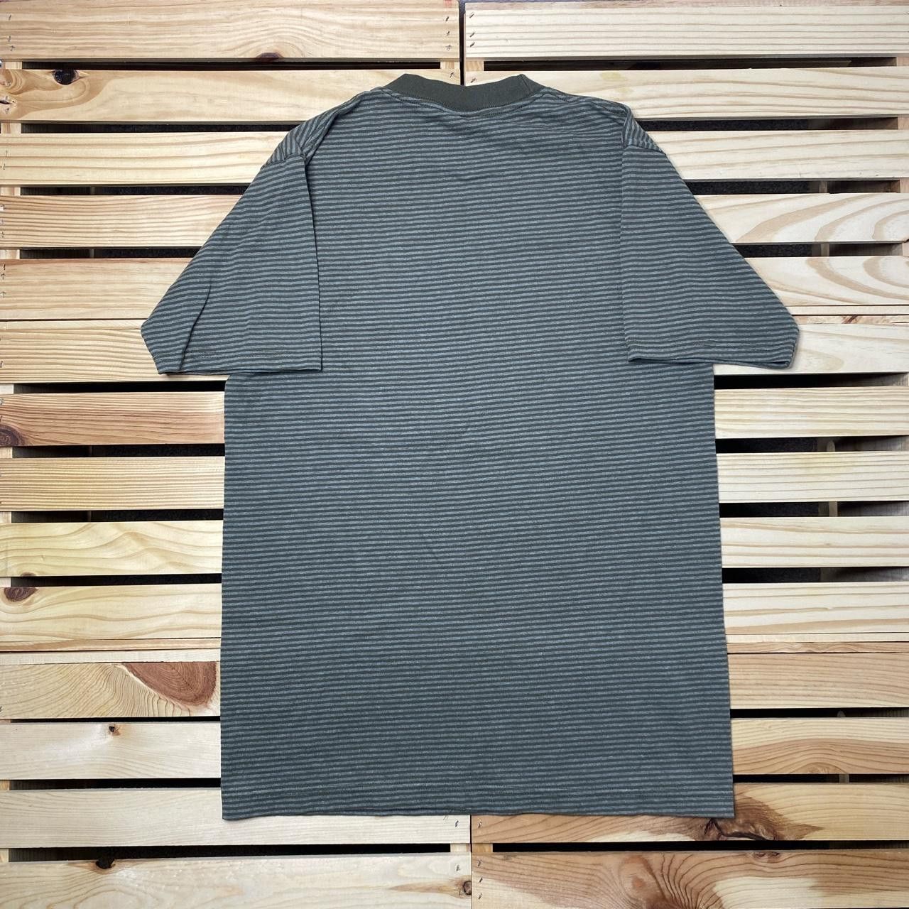 Other Vintage Medusa Head Green Striped Streetwear Tee Size Medium Size US M / EU 48-50 / 2 - 2 Thumbnail