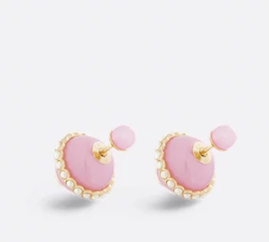 Dior Dior Tribales Earrings Gold-Finish Metal White and Cadmium Size ONE SIZE - 1 Thumbnail