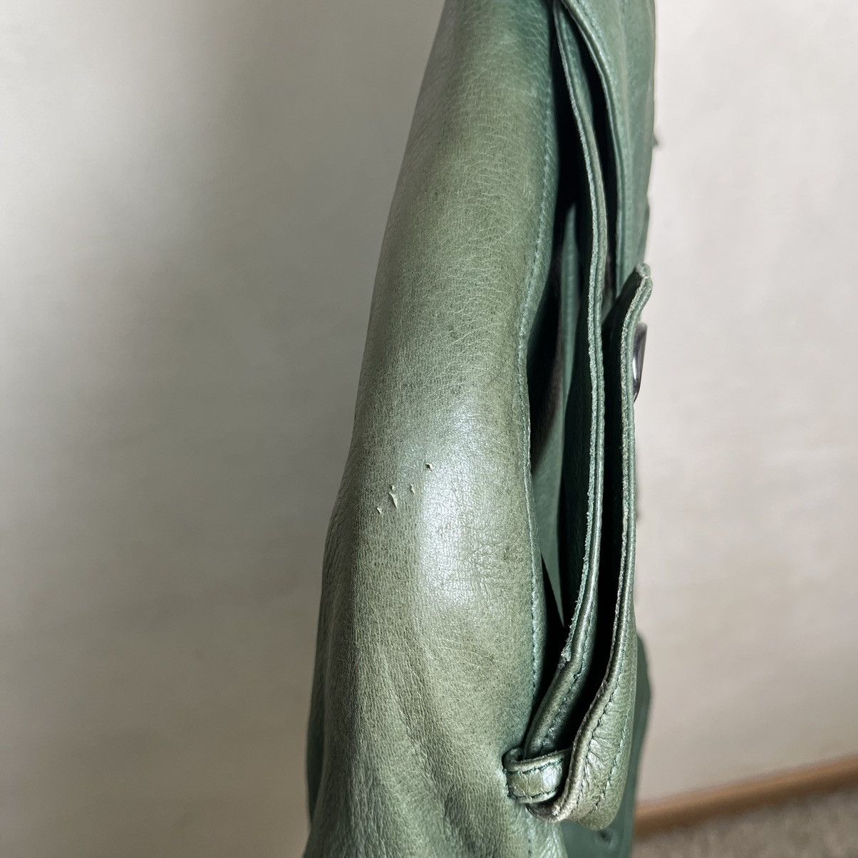 Zilli Vintage Zilli France Odessa Green Deerskin Leather Jacket Size US XXL / EU 58 / 5 - 13 Thumbnail