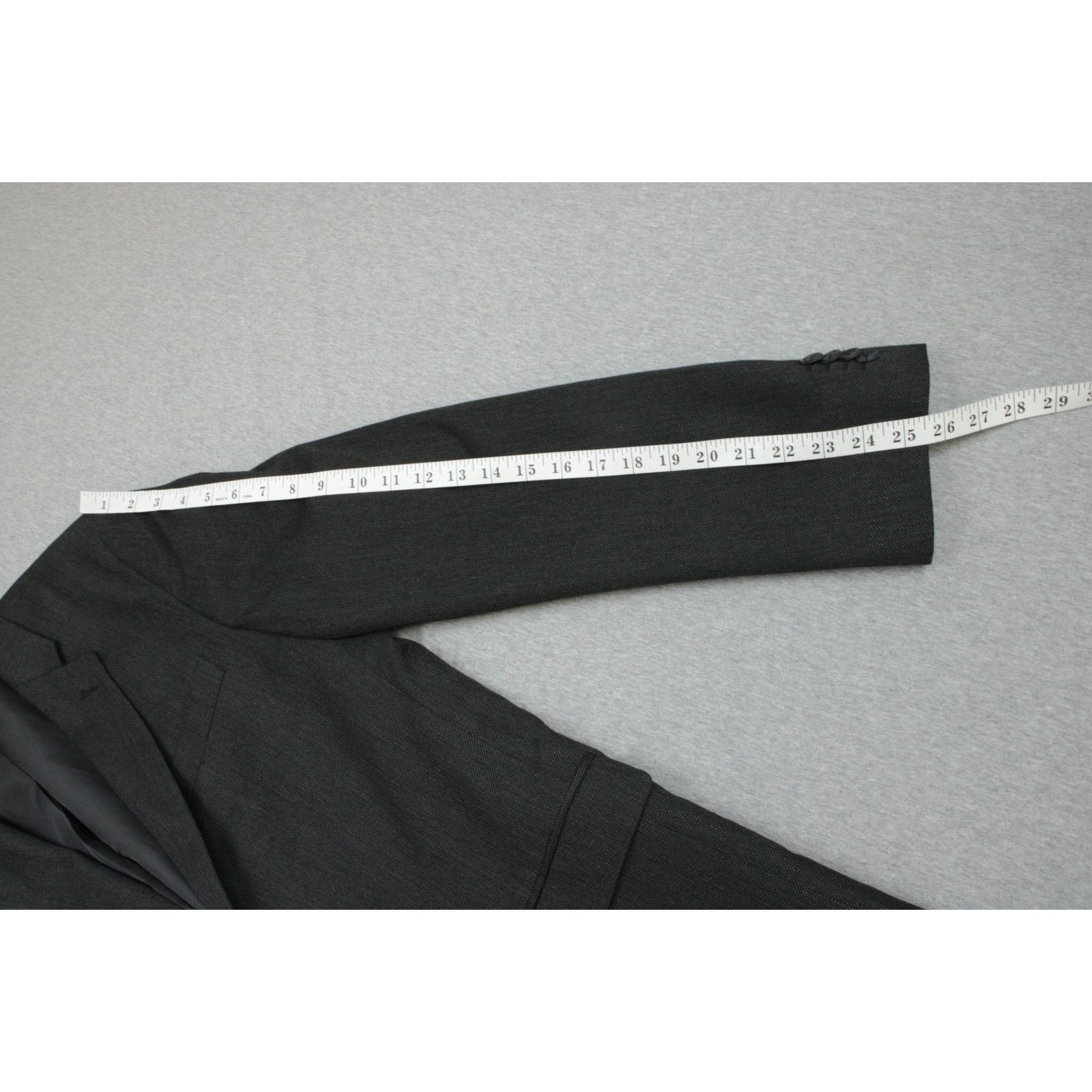 Banana Republic Banana Republic Blazer Mens 42R Gray Tailored Fit 2 Buttons Size 42R - 8 Thumbnail