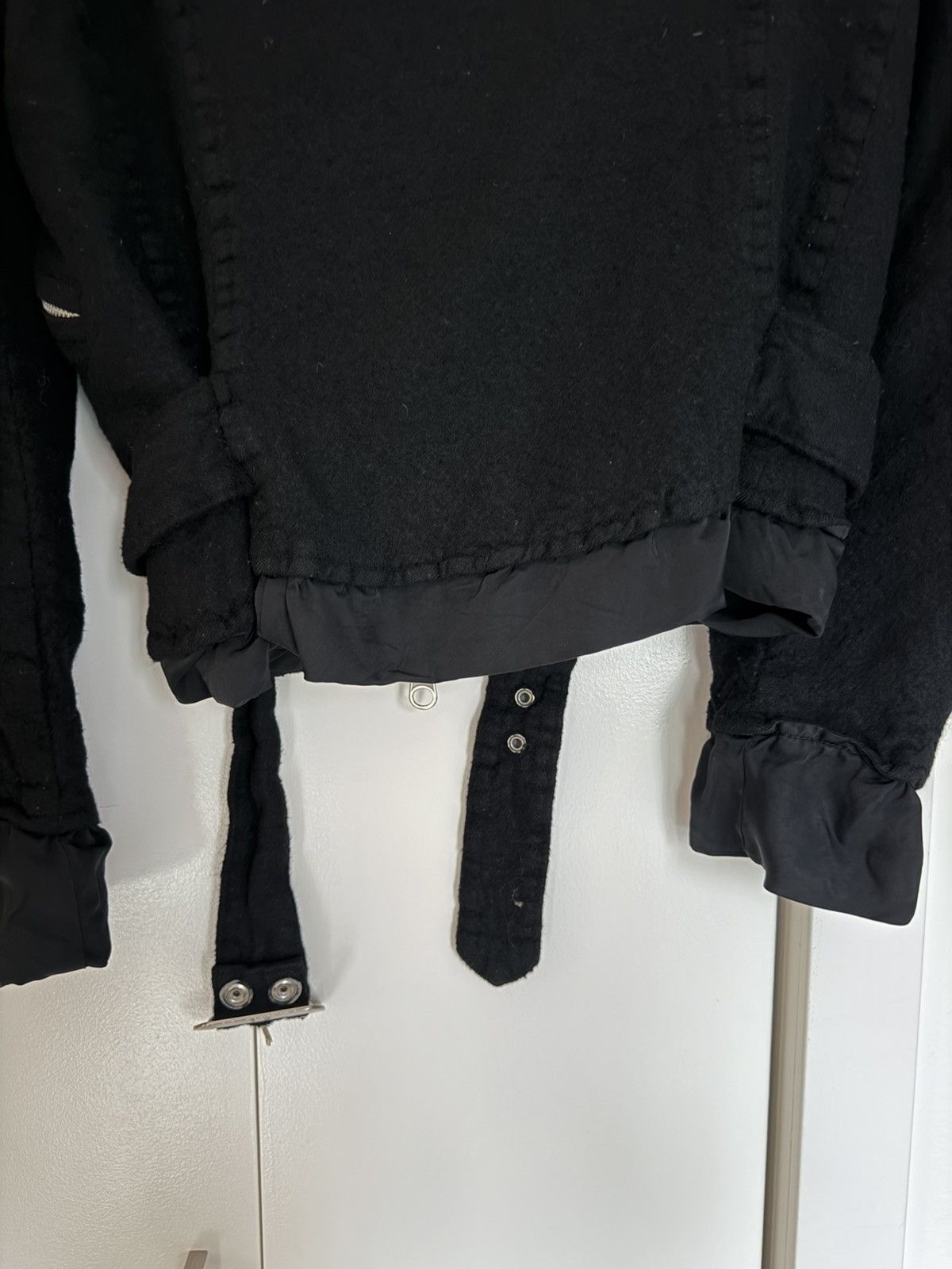 Junya Watanabe fw07 Felted Wool Shrunken Rider Jacket Size US S / EU 44-46 / 1 - 8 Thumbnail