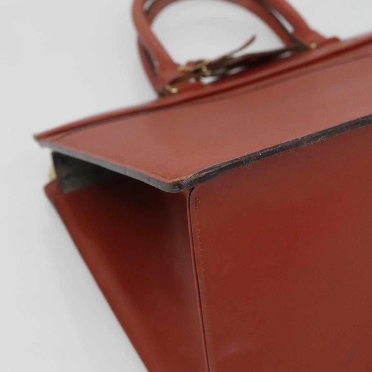 Louis Vuitton LOUIS VUITTON Epi Riviera Hand Bag Brown M48183 Size ONE SIZE - 14 Thumbnail