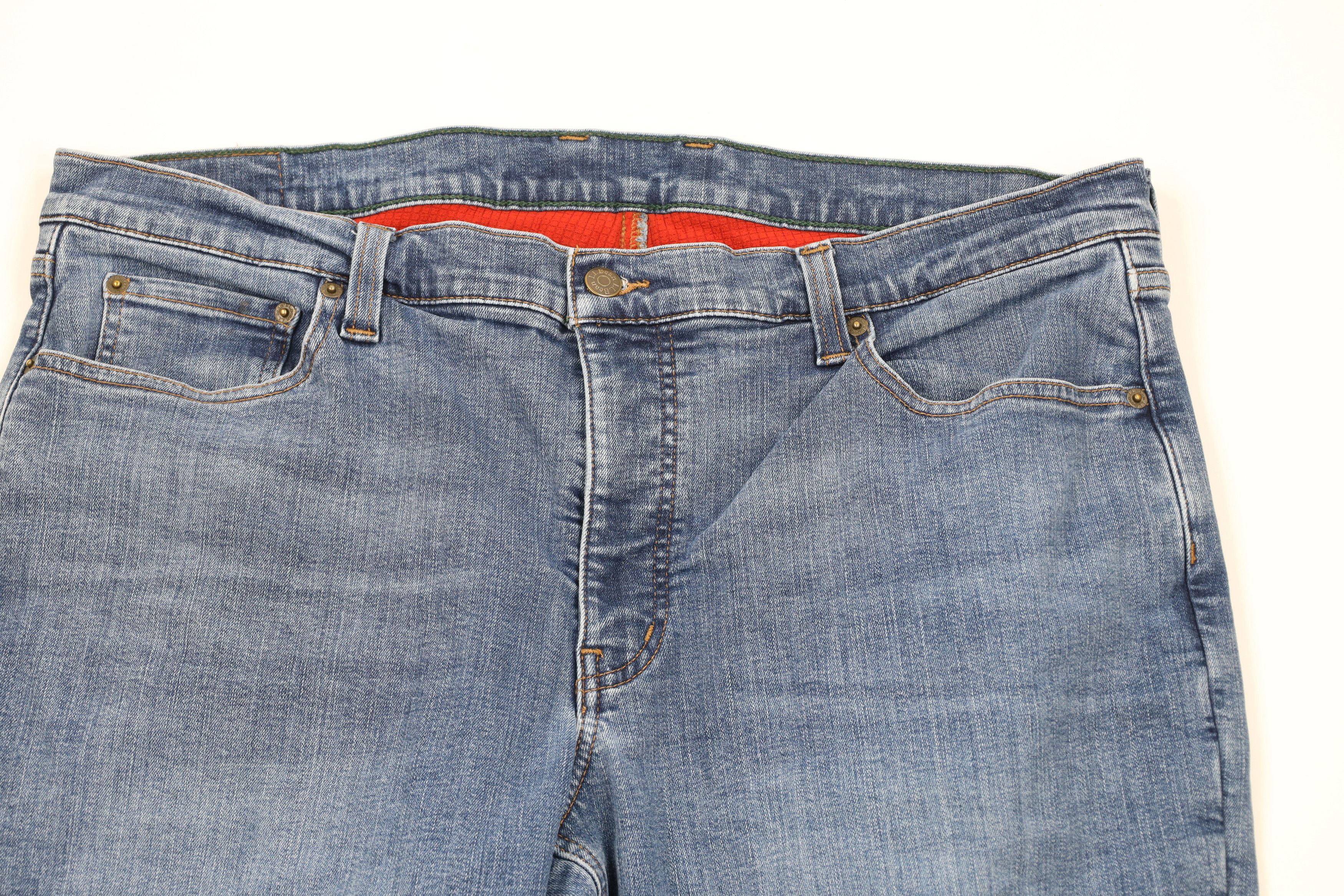 L.L. Bean × Vintage Vintage LL Bean Lined Stretch Straight Leg Denim Jeans Size US 40 / EU 56 - 3 Thumbnail