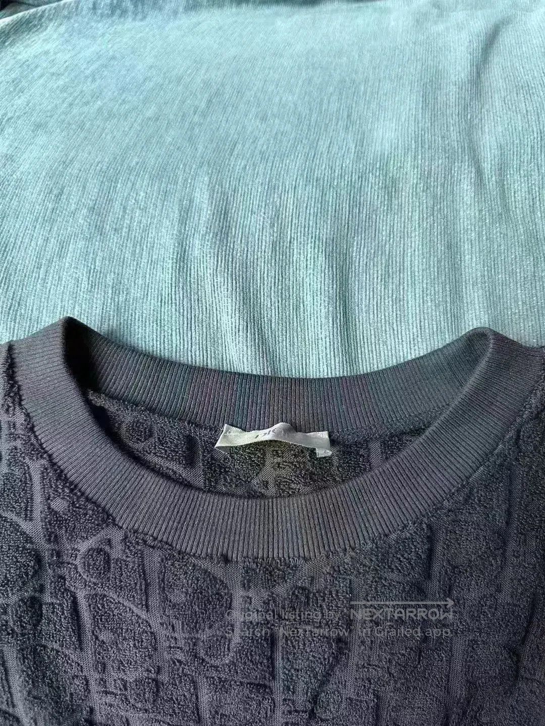 Dior Dior Dark Blue Towel Printed Short Sleeve. Size US XS / EU 42 / 0 - 3 Thumbnail