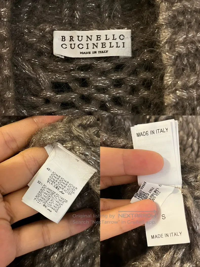 Brunello Cucinelli Brunello Cucinelli Cable-knit mohair cardigan open-front j Size S / US 4 / IT 40 - 7 Thumbnail