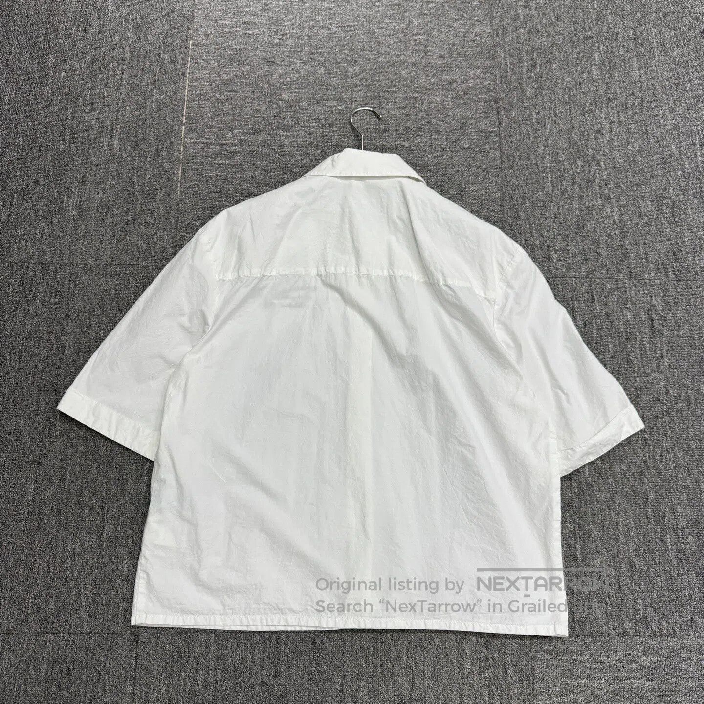 Off-White off-white Embroidered letter-print short-sleeved shirt| Size US S / EU 44-46 / 1 - 2 Thumbnail