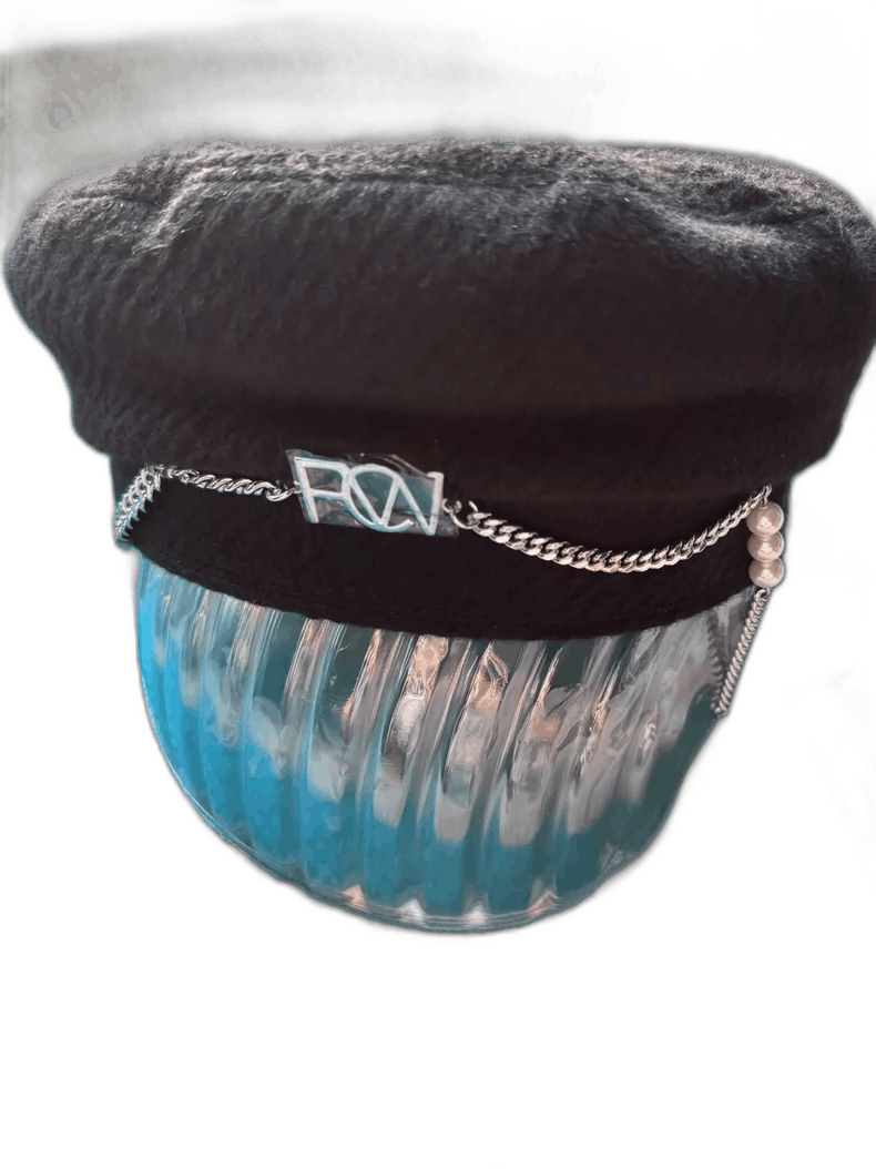 Feng Chen Wang FengChenWang Black Beret Hat with Logo Size ONE SIZE - 1 Thumbnail