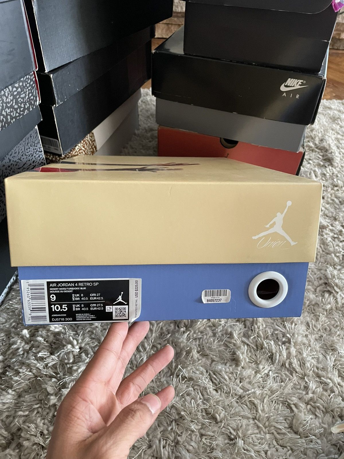Jordan Brand × Union LA Jordan 4 Union Desert Moss Size US 9 / EU 42 - 8 Thumbnail