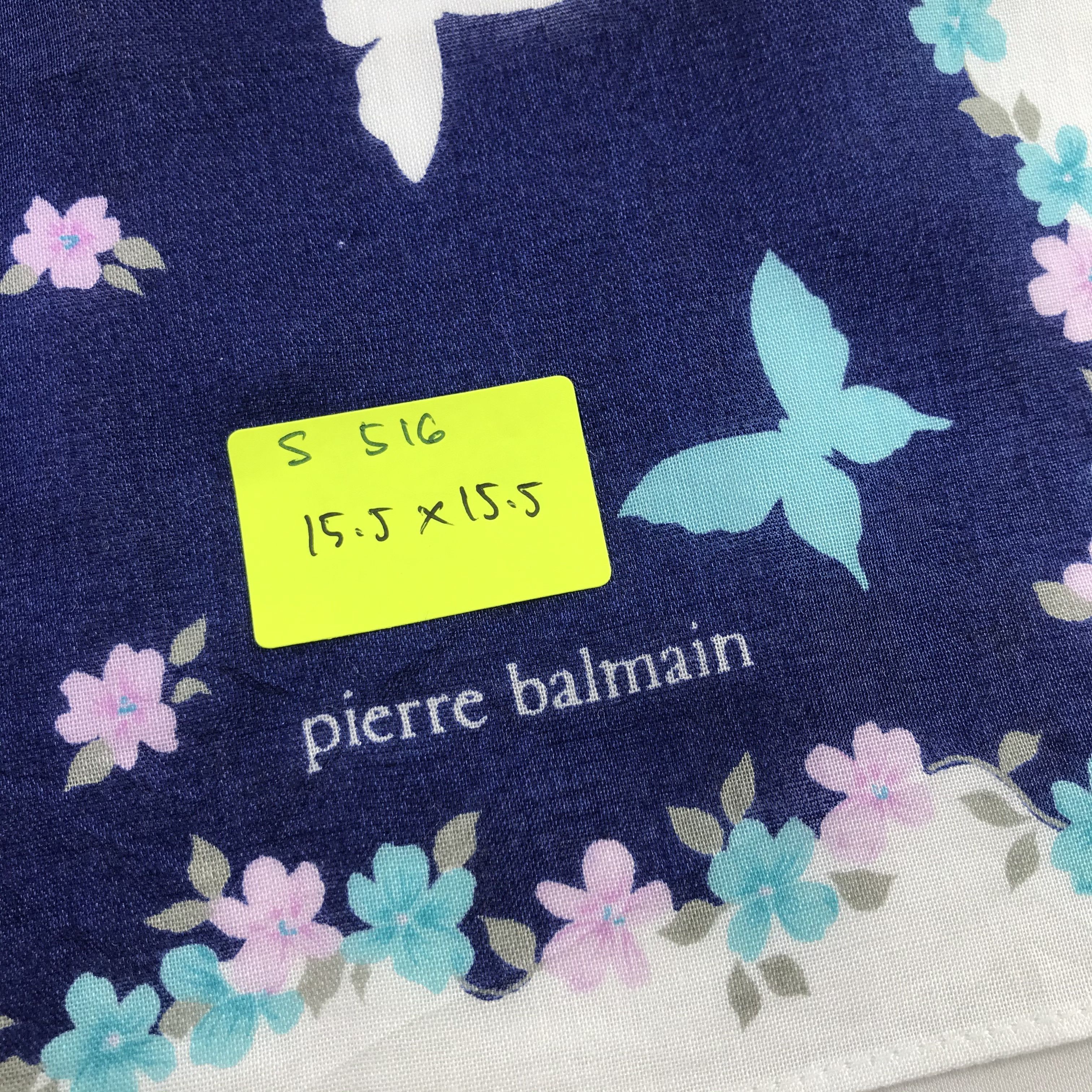 Pierre Balmain × Vintage Pierre Balmain Bandana / Handkerchief / Neckerchief - S516 Size ONE SIZE - 5 Thumbnail