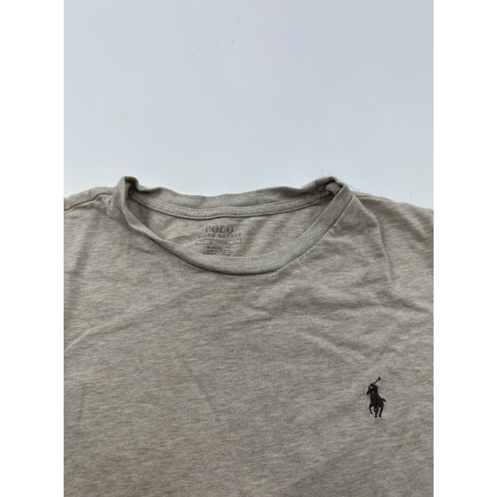 Polo Ralph Lauren Polo Ralph Lauren Classic Fit Shirt Mens Medium Beige Short Sleeve Crew Neck Size US M / EU 48-50 / 2 - 4 Thumbnail
