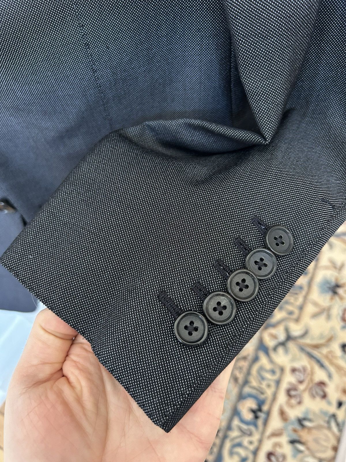 Tom Ford Tom Ford Men’s Blue Silk Sharkskin Suit Size 36R Size 36R - 7 Thumbnail