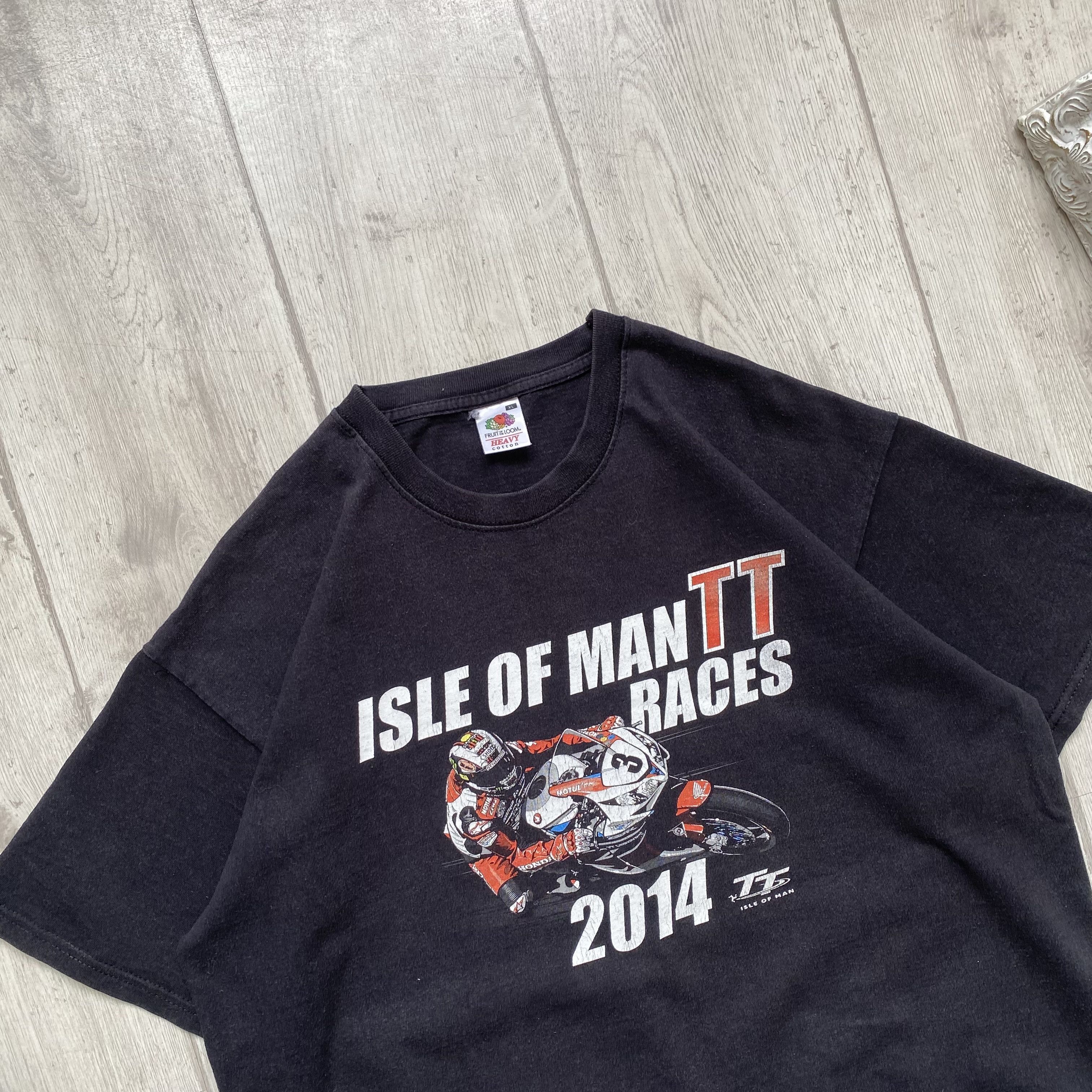 Yamaha 🏍️Vintage Racing Moto tee Honda Ducati Isle of Man kawasaki Size US L / EU 52-54 / 3 - 2 Thumbnail
