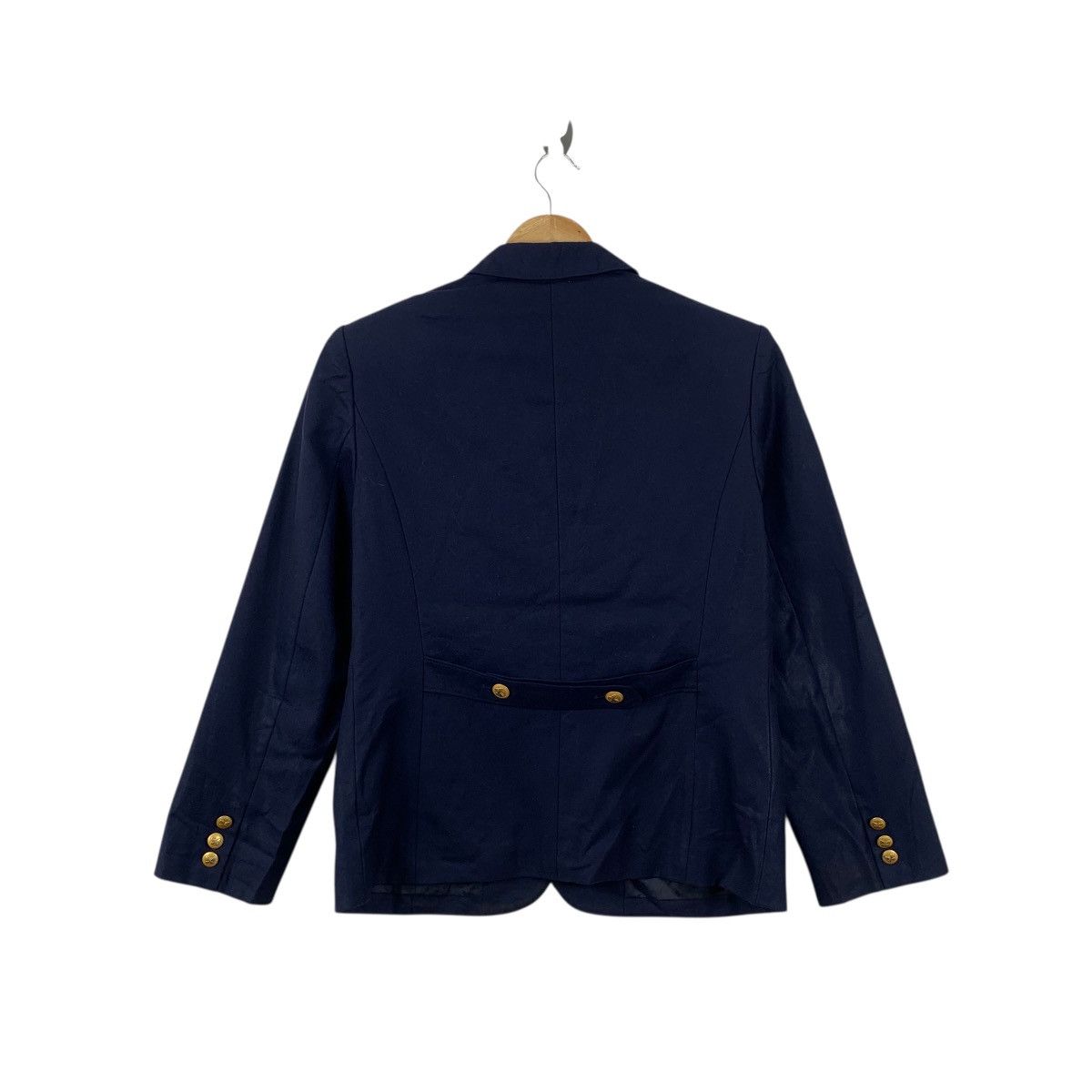 Hanae Mori Vintage HANAE MORI MEISEI Collection Gold Button Coat Blazer Size S / US 4 / IT 40 - 7 Thumbnail