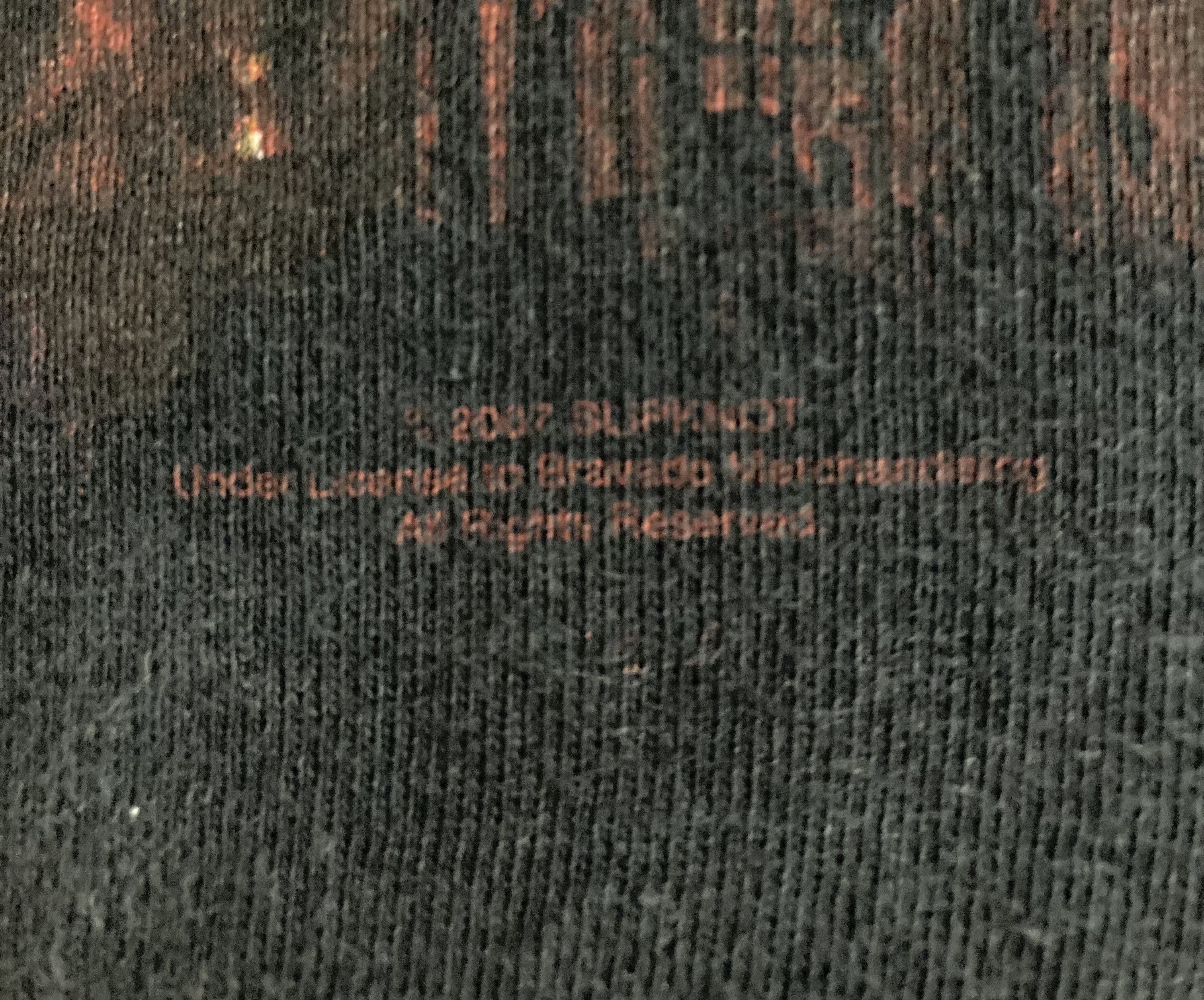 Slipknot 2007 Slipknot T-Shirt Size US M / EU 48-50 / 2 - 3 Thumbnail