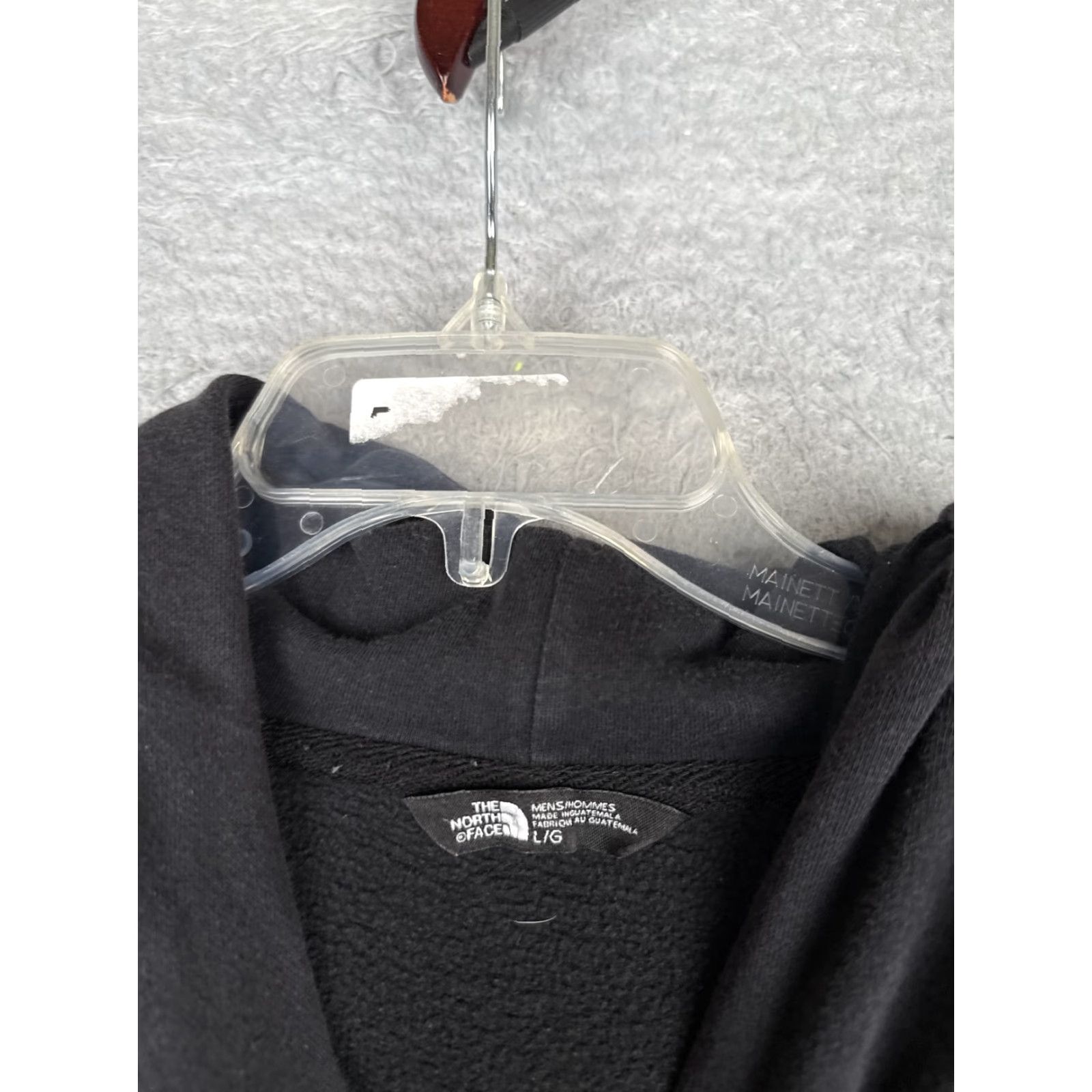 The North Face The North Face Hoodie Mens Large Black Logo Pullover Fleece Sweatshirt Graphic Print Size US L / EU 52-54 / 3 - 7 Thumbnail