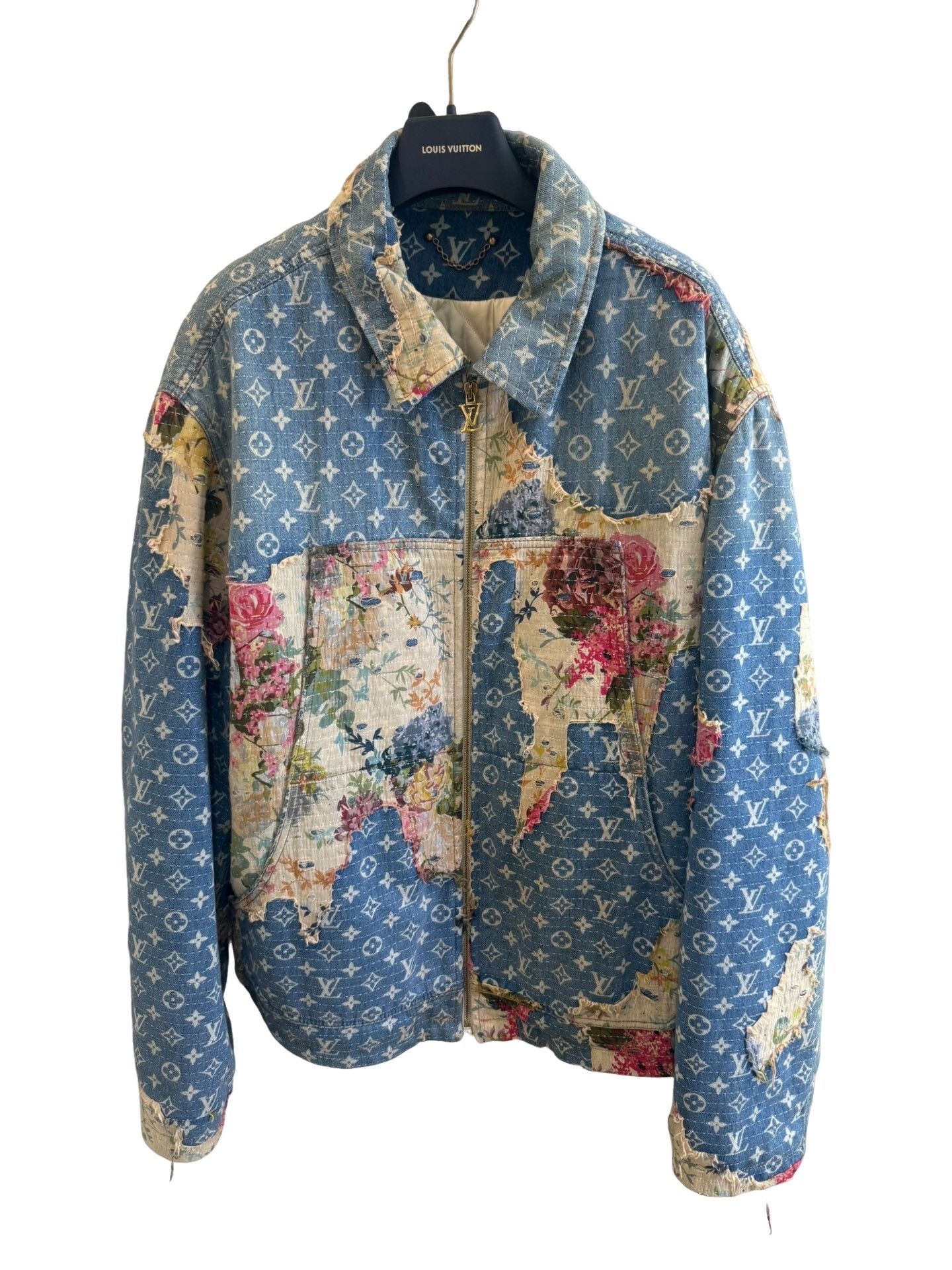 Louis Vuitton Louis Vuitton Monogram Patchwork Denim Jacket 54 Size US L / EU 52-54 / 3 - 1 Thumbnail