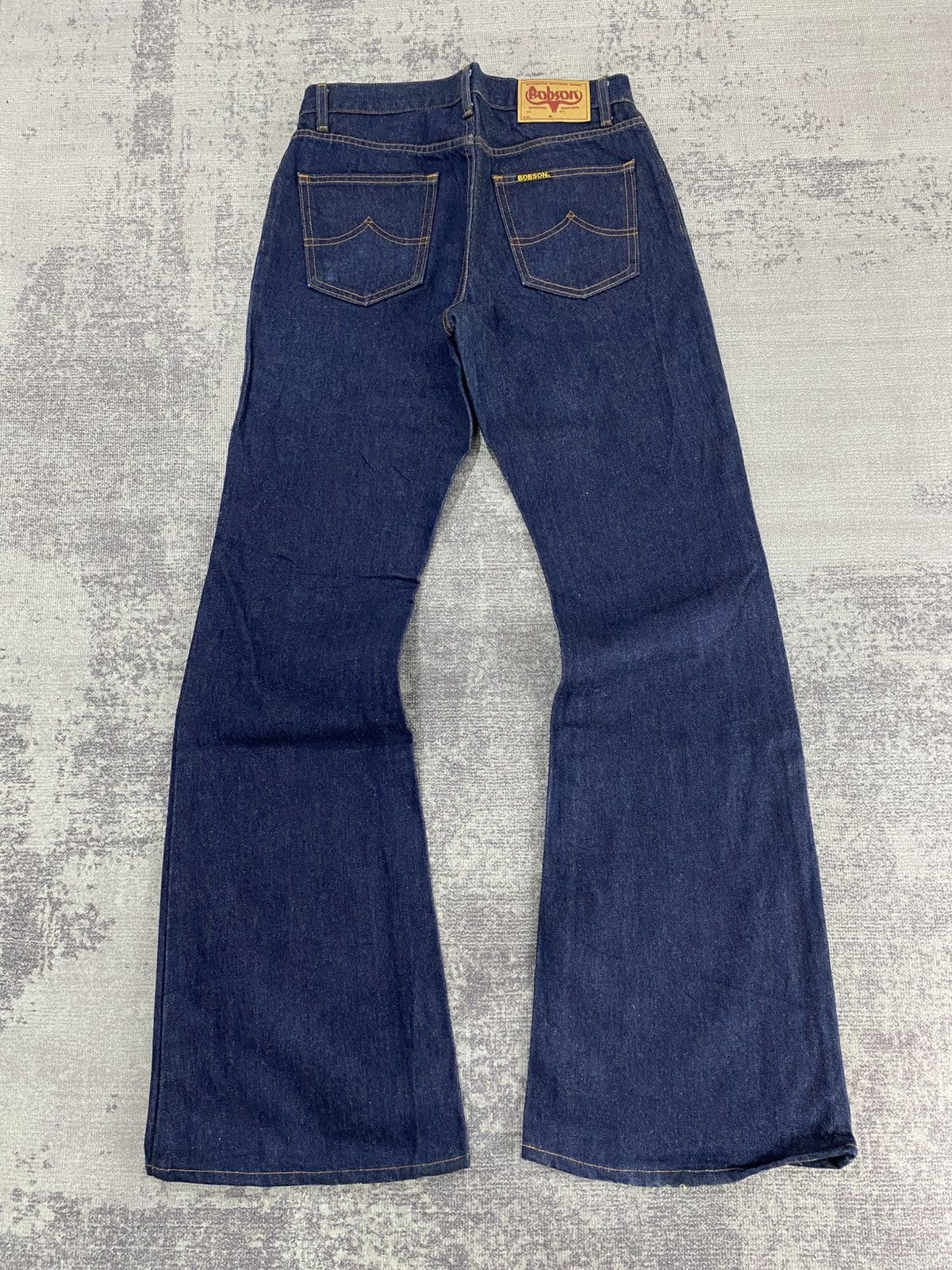 Japanese Brand Super flared bootcut bobson raw denim jeans Size US 28 / EU 44 - 12 Thumbnail