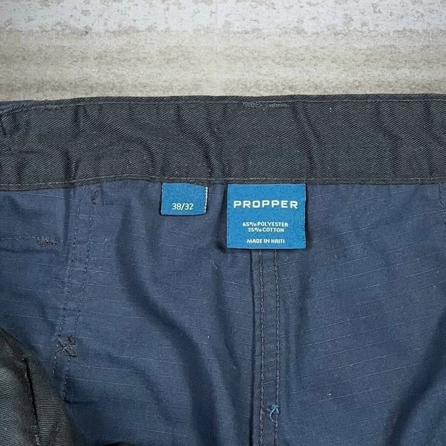 Propper Vintage 90s Propper Tactical Pants 38x32 Baggy Navy Blue Size US 38 / EU 54 - 4 Thumbnail