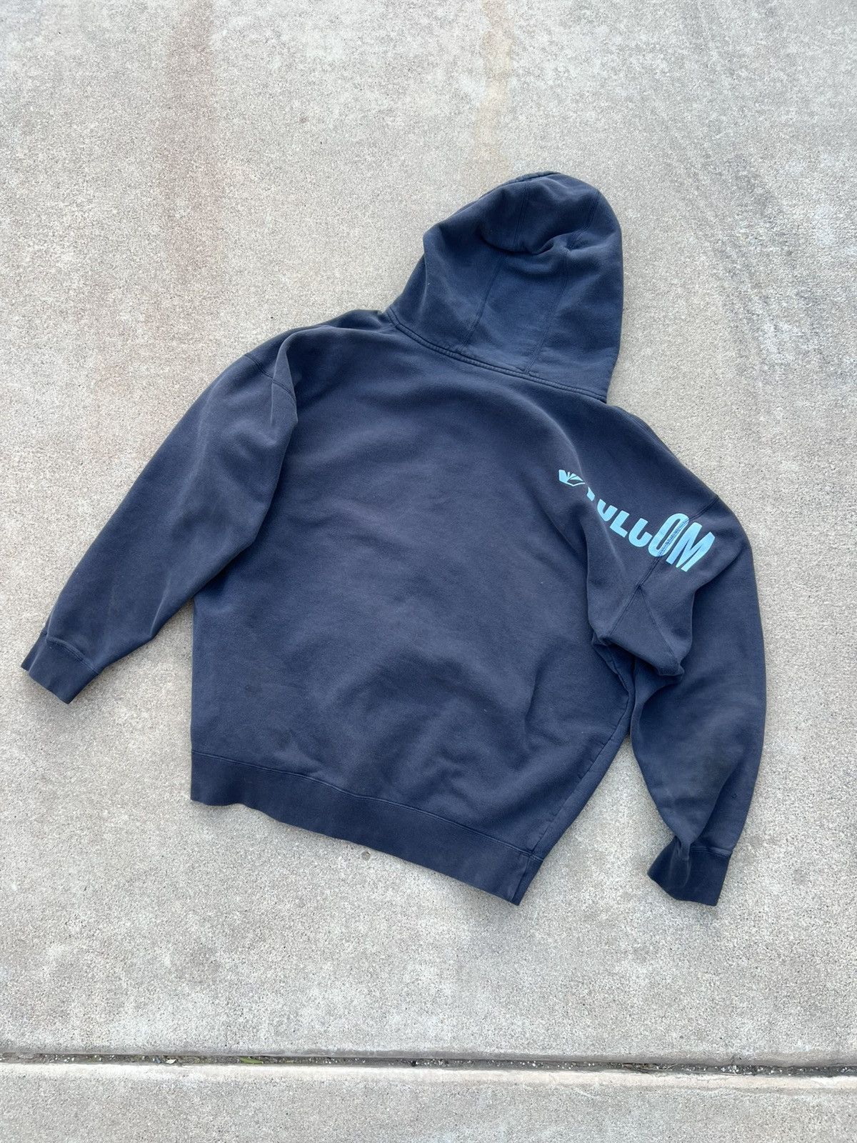 Vintage × Volcom Vintage navy Volcom zip up hoodie Size US XL / EU 56 / 4 - 2 Thumbnail