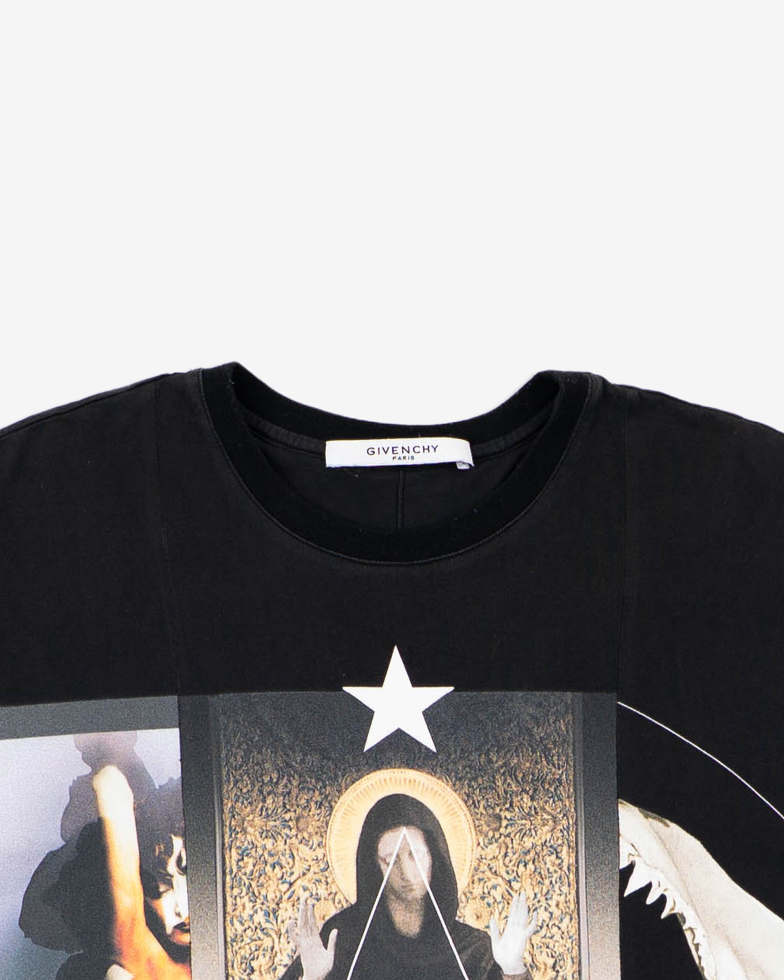 Givenchy Black Madonna T-shirt Size US L / EU 52-54 / 3 - 2 Thumbnail