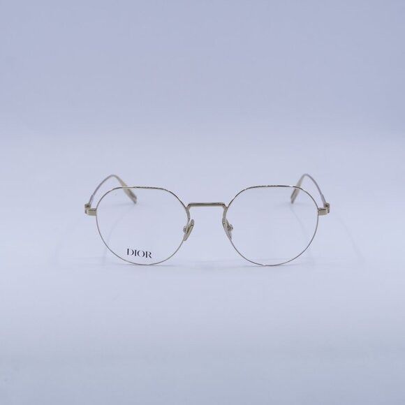 Dior 🕶️ New Dior NEODIORO R3U B000 Eyeglasses - Shiny Gold Frame Size ONE SIZE - 3 Thumbnail