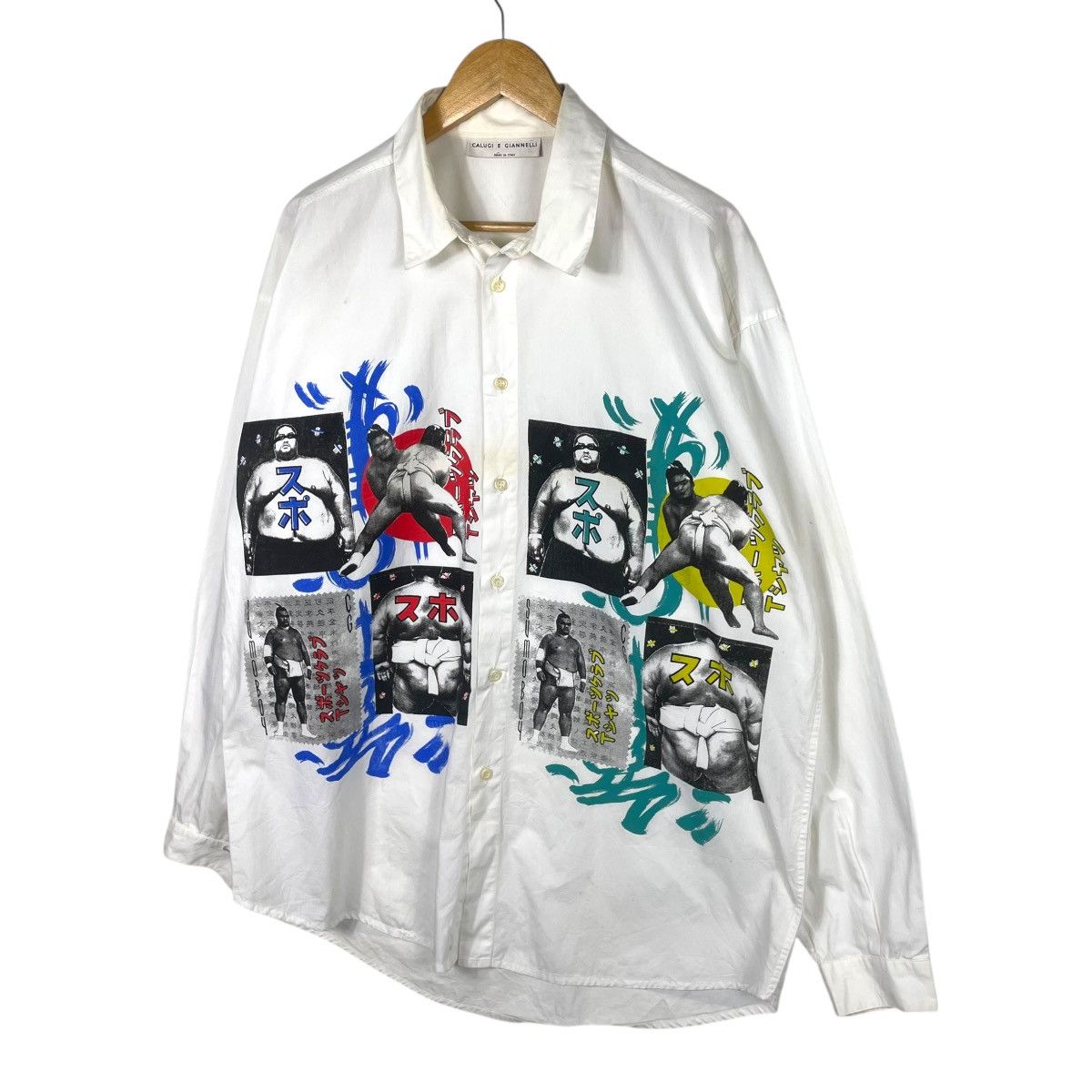 Calugi e Gianelli ARCHICE💥 CALUGI E GIANNELLI SUMO VINTAGE SHIRT Size US XL / EU 56 / 4 - 2 Thumbnail