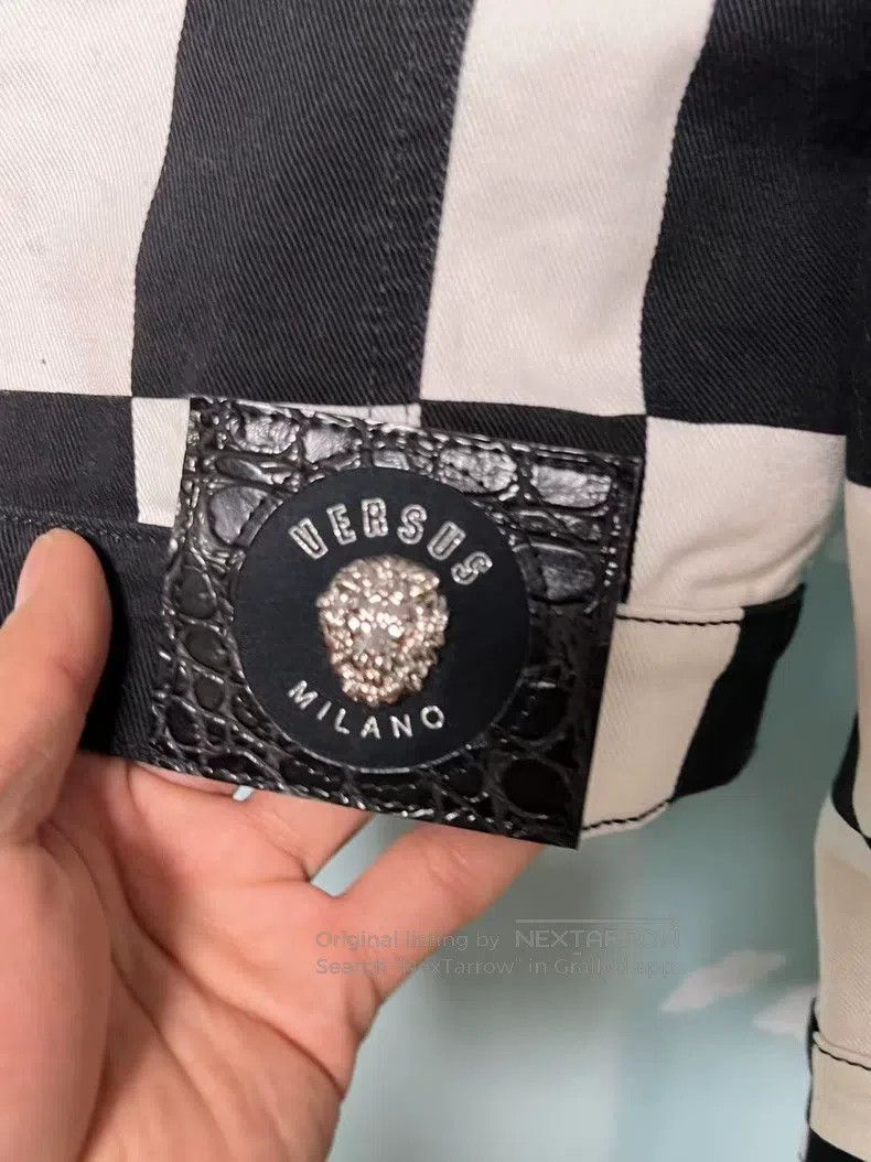 Versace Versace Plaid denim top Size US S / EU 44-46 / 1 - 6 Thumbnail