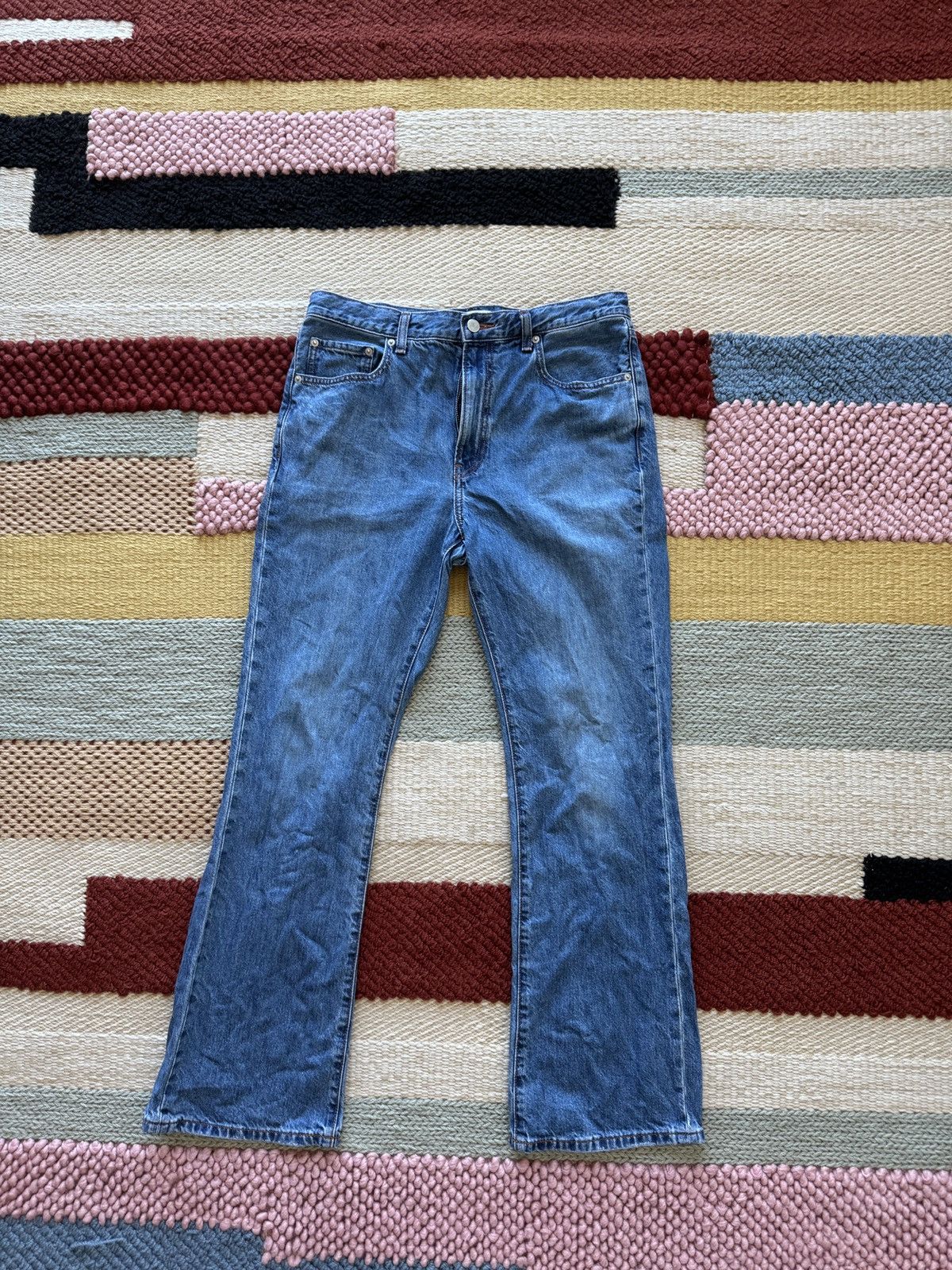 JW Anderson × Uniqlo JW Anderson x Uniqlo Flared Jeans Size US 32 / EU 48 - 1 Thumbnail