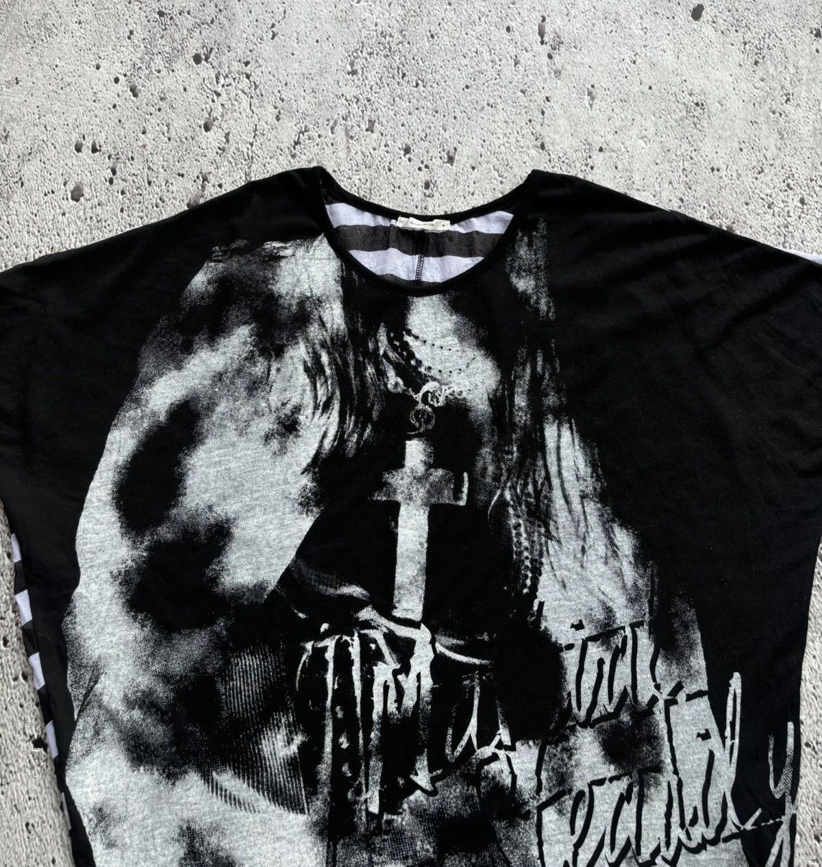 If Six Was Nine Y2k Silver moon lgb punk style over size Tshirt Size ONE SIZE - 2 Thumbnail