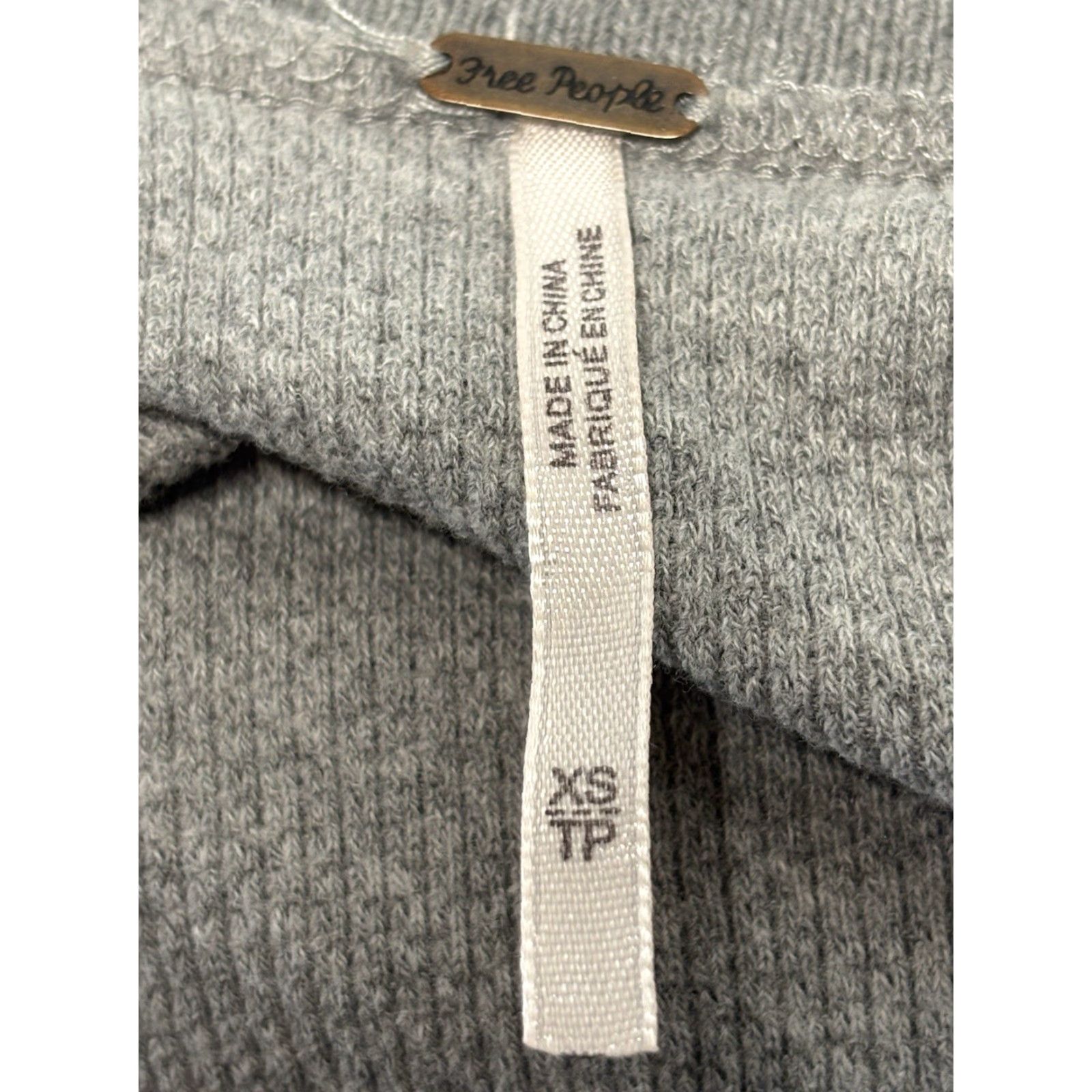 Free People Free People Top Women XS Orange Fair Isle Sweet Gal Thermal Sweater Relaxed Boho Size XS / US 0-2 / IT 36-38 - 7 Thumbnail