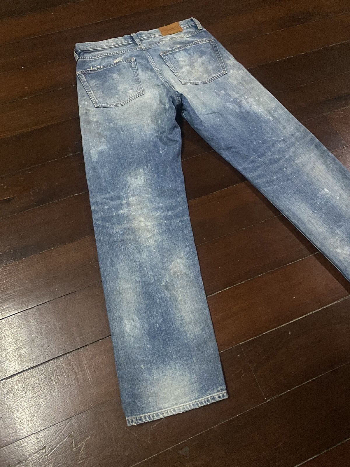 Japanese Brand × Journal Standard FIRE 🔥 JOURNAL STANDARD HOMESTEAD DISTRESSED FLARE JEANS Size US 33 - 11 Thumbnail