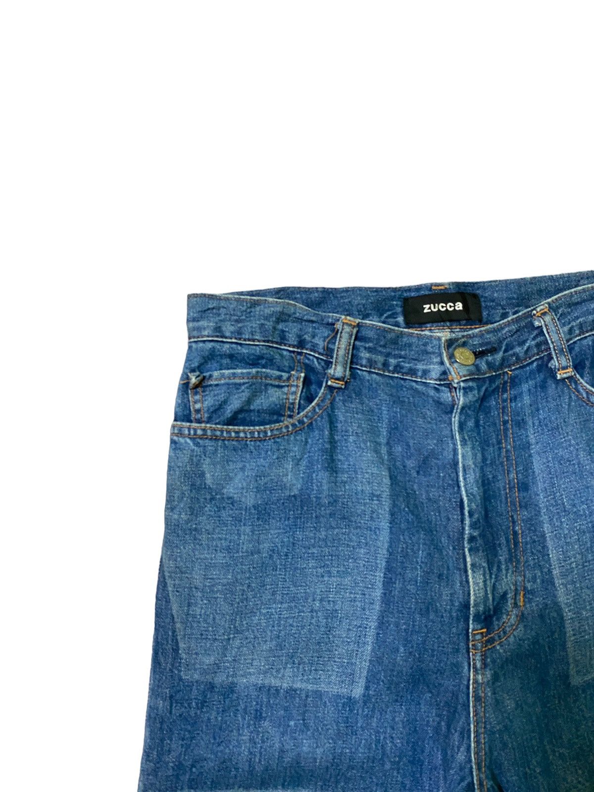 CABANE de ZUCCa Vintage Zucca Acid Wash Style Skinny Denim Jean Size US 28 / EU 44 - 4 Thumbnail