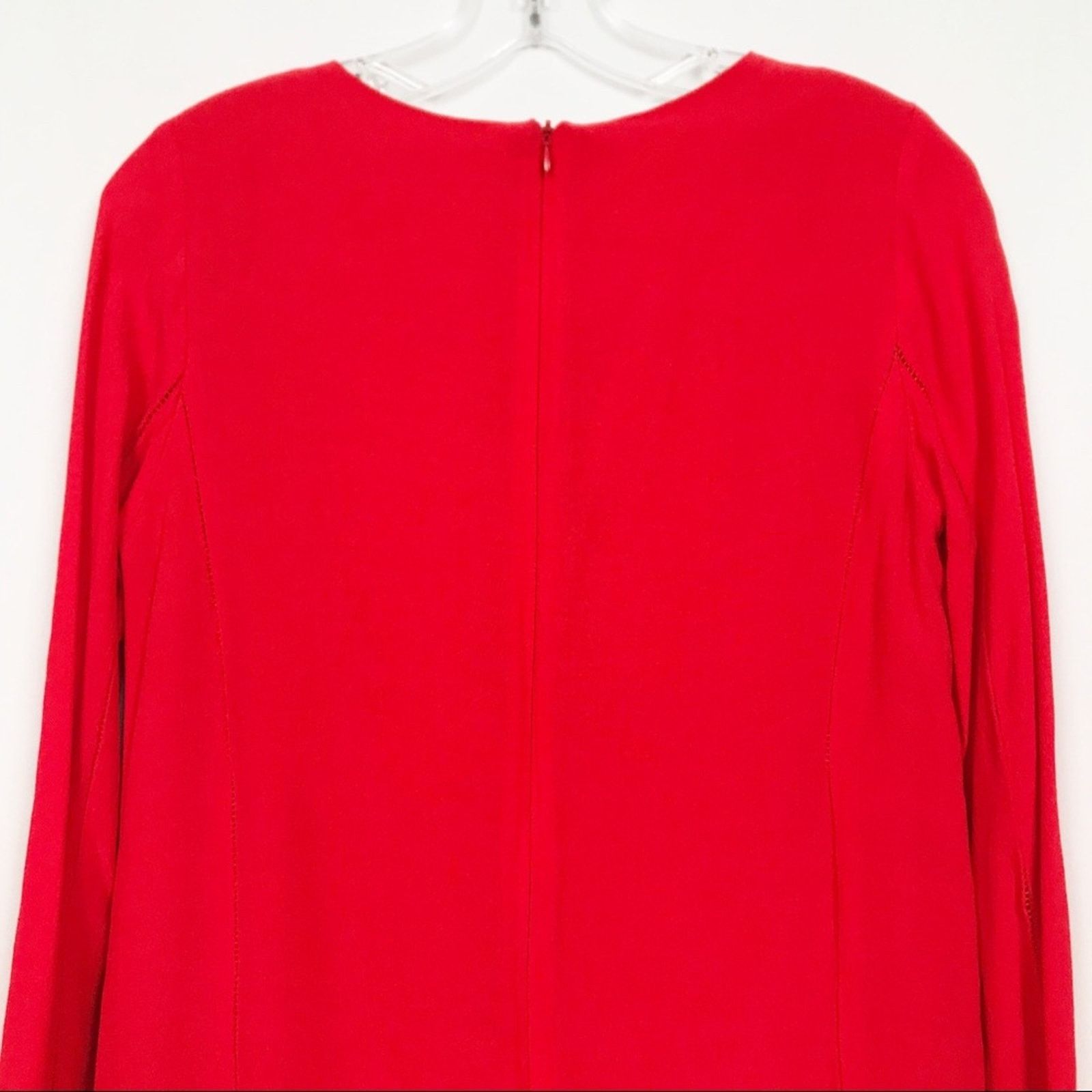 Other Everly Red Long Sleeve Shift Dress Sz S Size S / US 4 / IT 40 - 8 Thumbnail