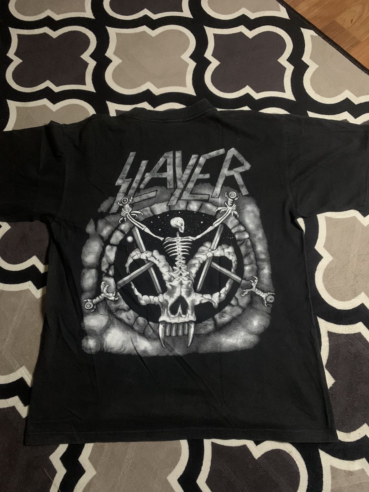 Band Tees × Slayer Vintage Slayer Band Size US L / EU 52-54 / 3 - 3 Thumbnail