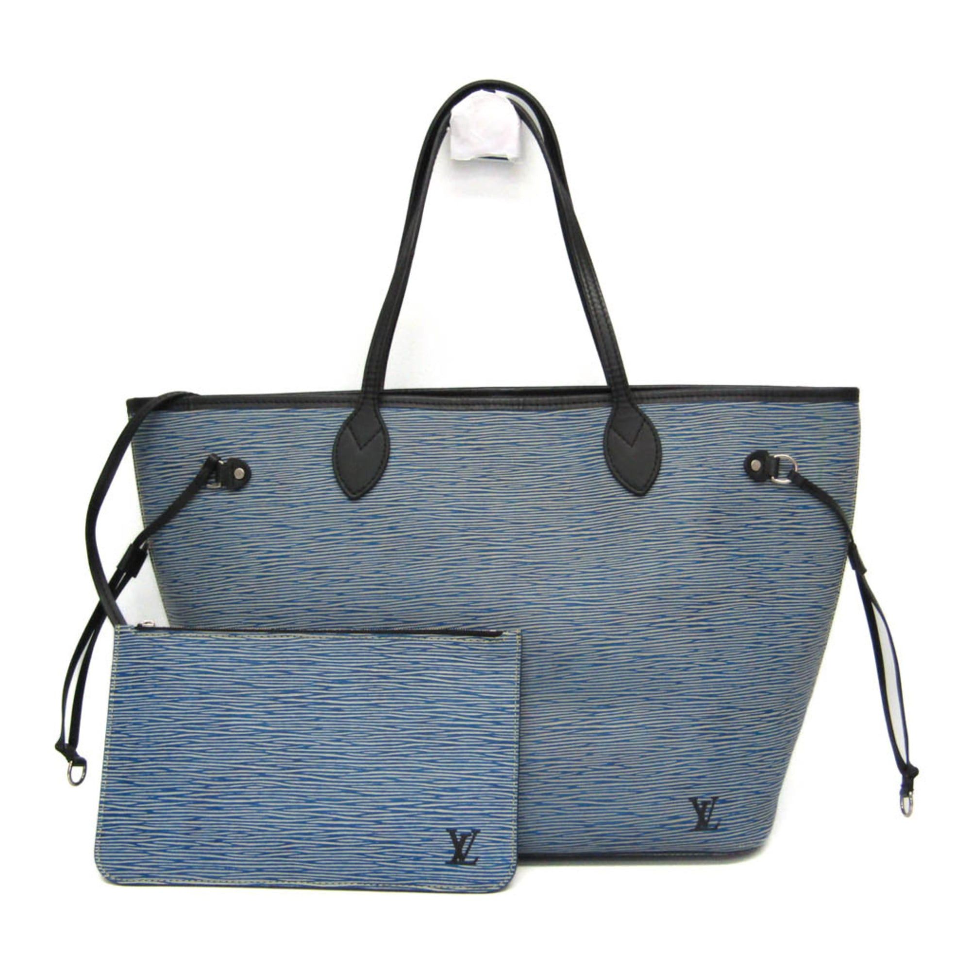 Louis Vuitton Louis Vuitton Epi Denim Neverfull MM M51053 Women's Tote Bag Black,Blue Size ONE SIZE - 1 Thumbnail