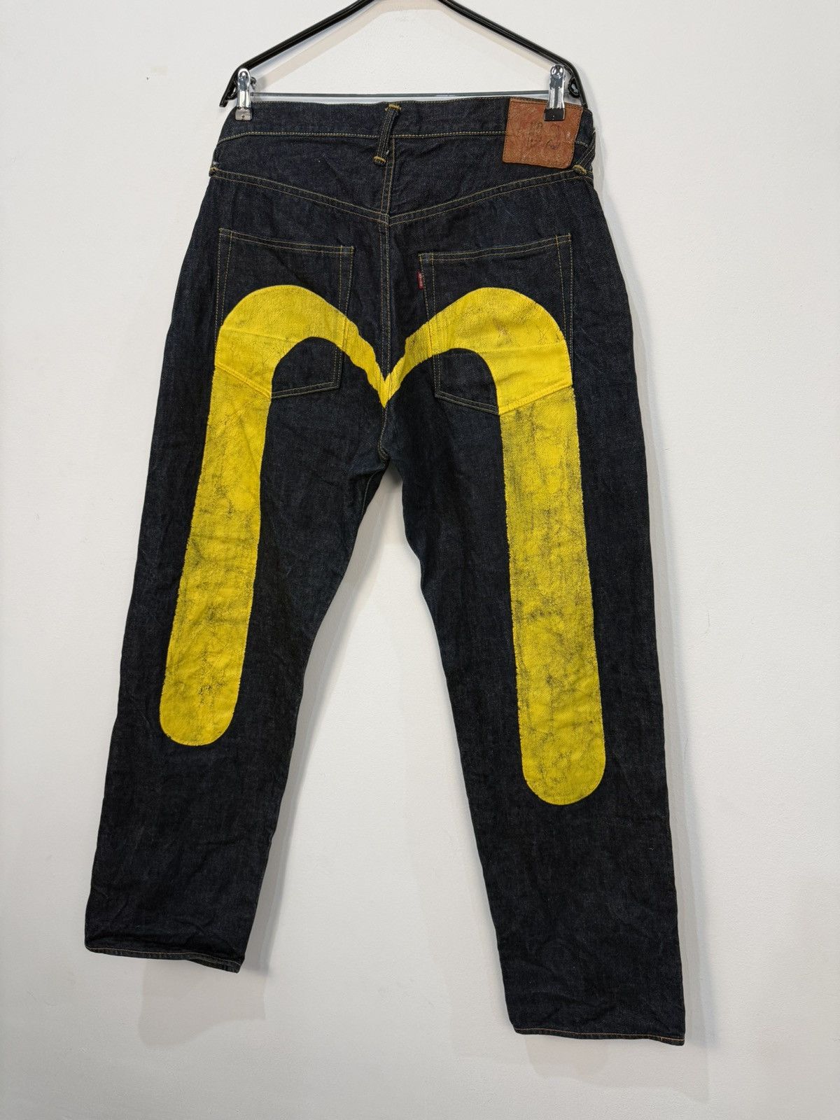 Evisu Evisu 2001 Lot Big Yellow Seagull Jeans 36/35 Vintage Y2K Size US 36 / EU 52 - 2 Thumbnail