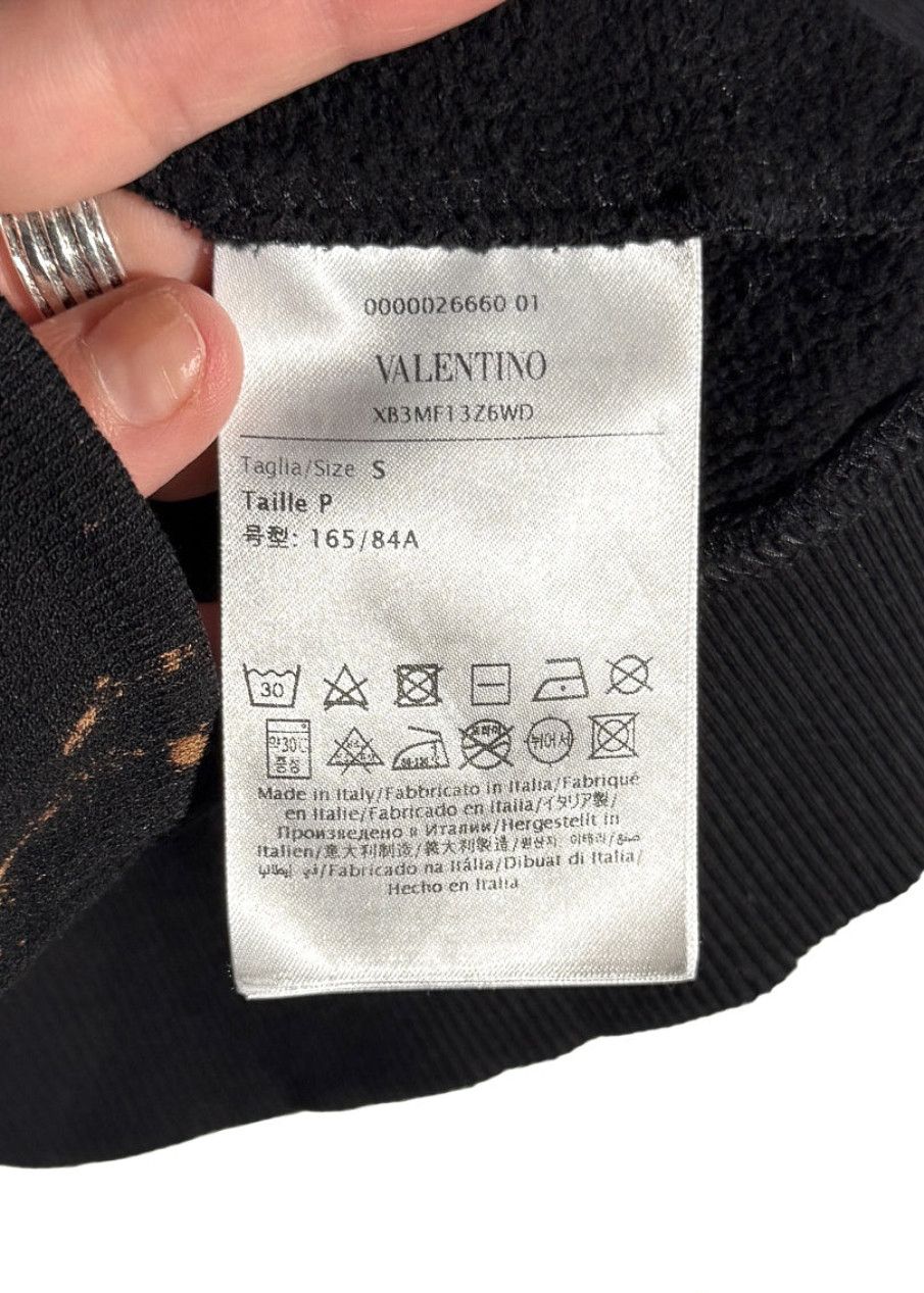 Valentino Valentino Black 3D Logo Embossed Hoodie Size S / US 4 / IT 40 - 9 Thumbnail