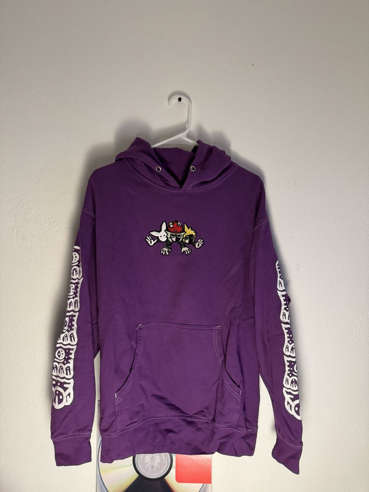 image of Vintage Kodone Unveil Hoodie in Purple, Men's (Size Large)