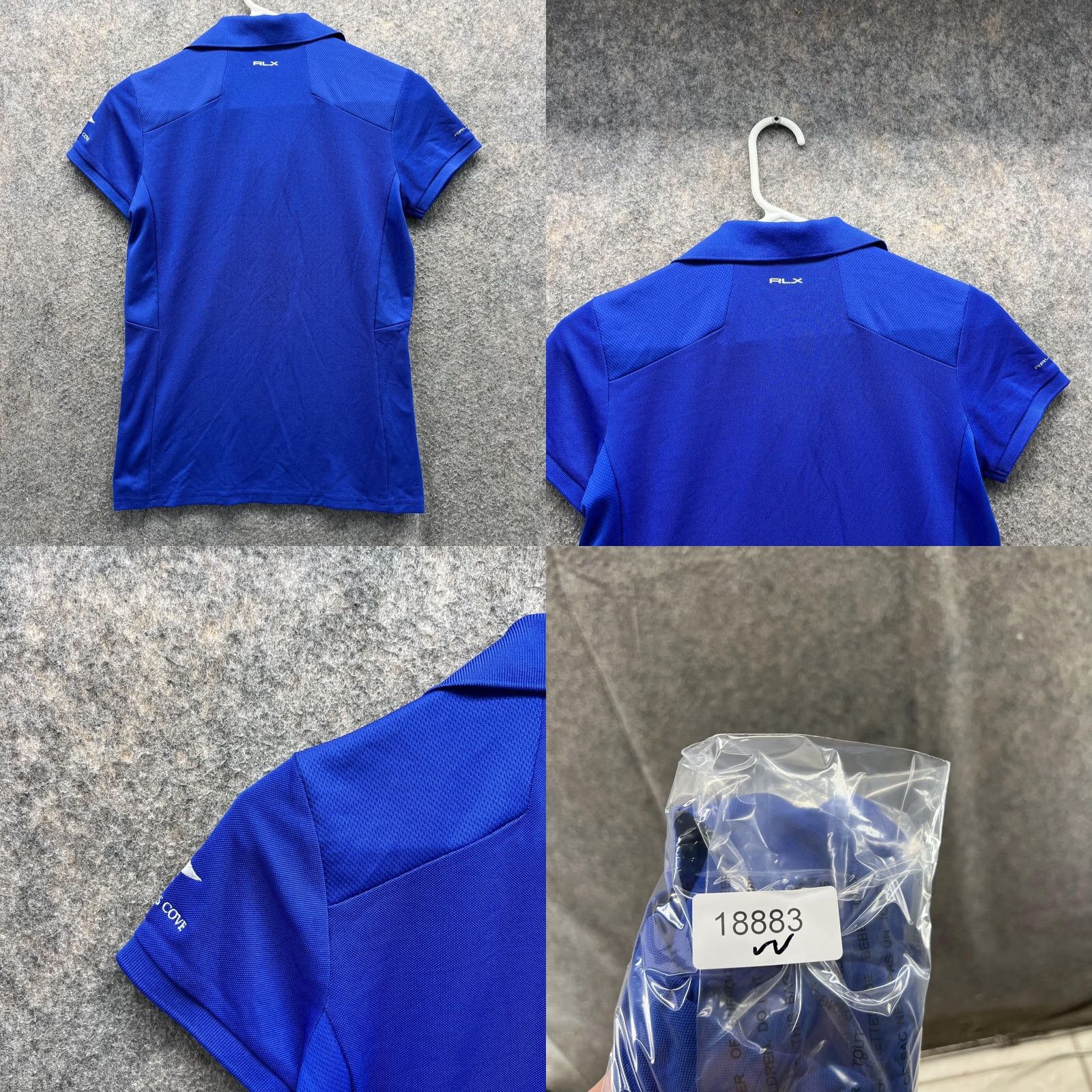 Ralph Lauren Ralph Lauren Polo Shirt Women XS Blue Solid Short Sleeve Collared Button Polo Fashion Size XS / US 0-2 / IT 36-38 - 9 Thumbnail