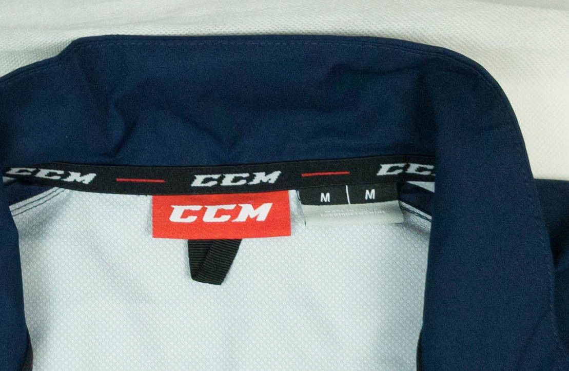 Ccm CCM TRAINING ZIP TRACK JACKET ICE HOCKEY VANTAR SIZE M Size US M / EU 48-50 / 2 - 5 Thumbnail