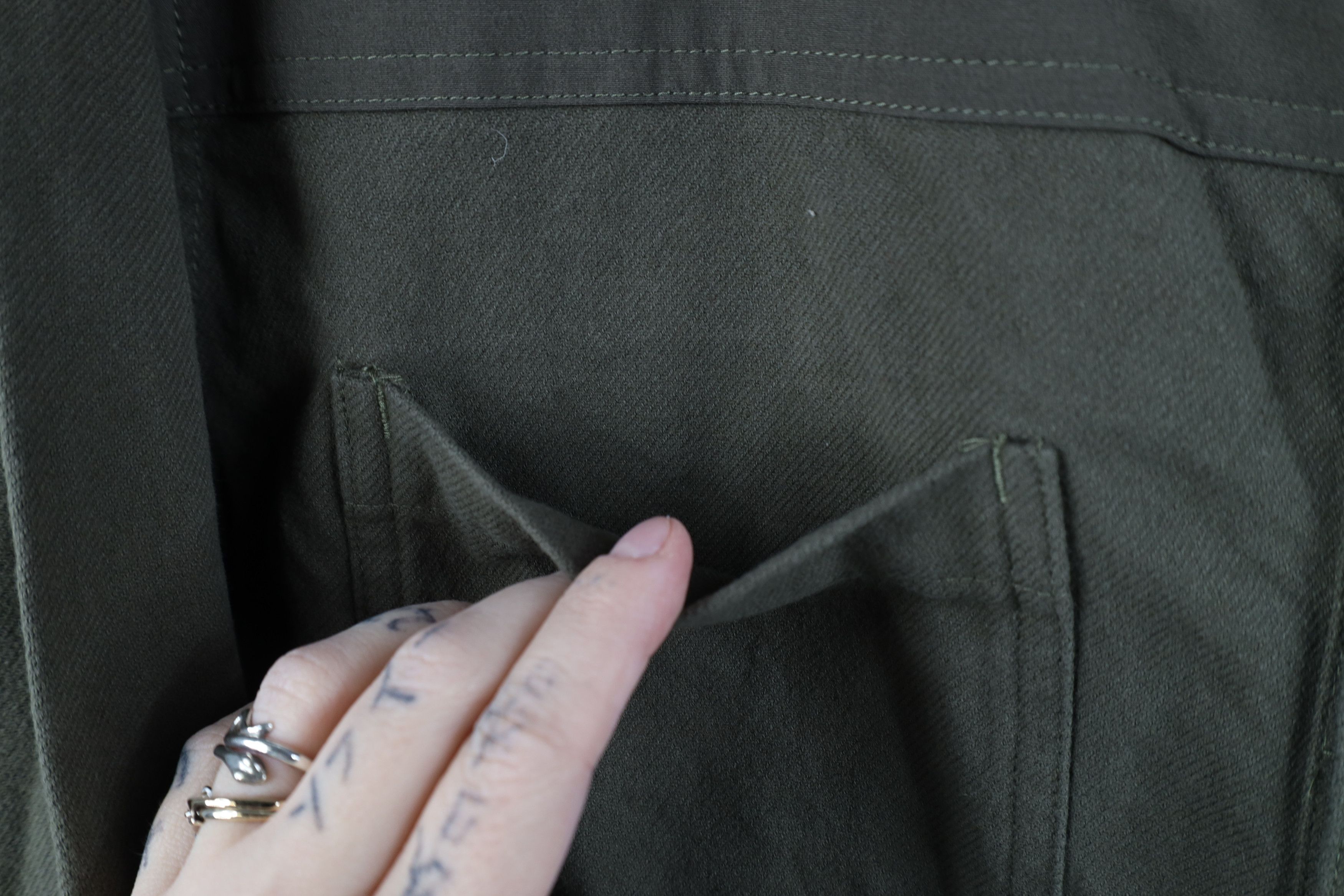 Vintage 5.11 Tactical Series Long Sleeve Snap Button Shirt Green Size US L / EU 52-54 / 3 - 5 Thumbnail