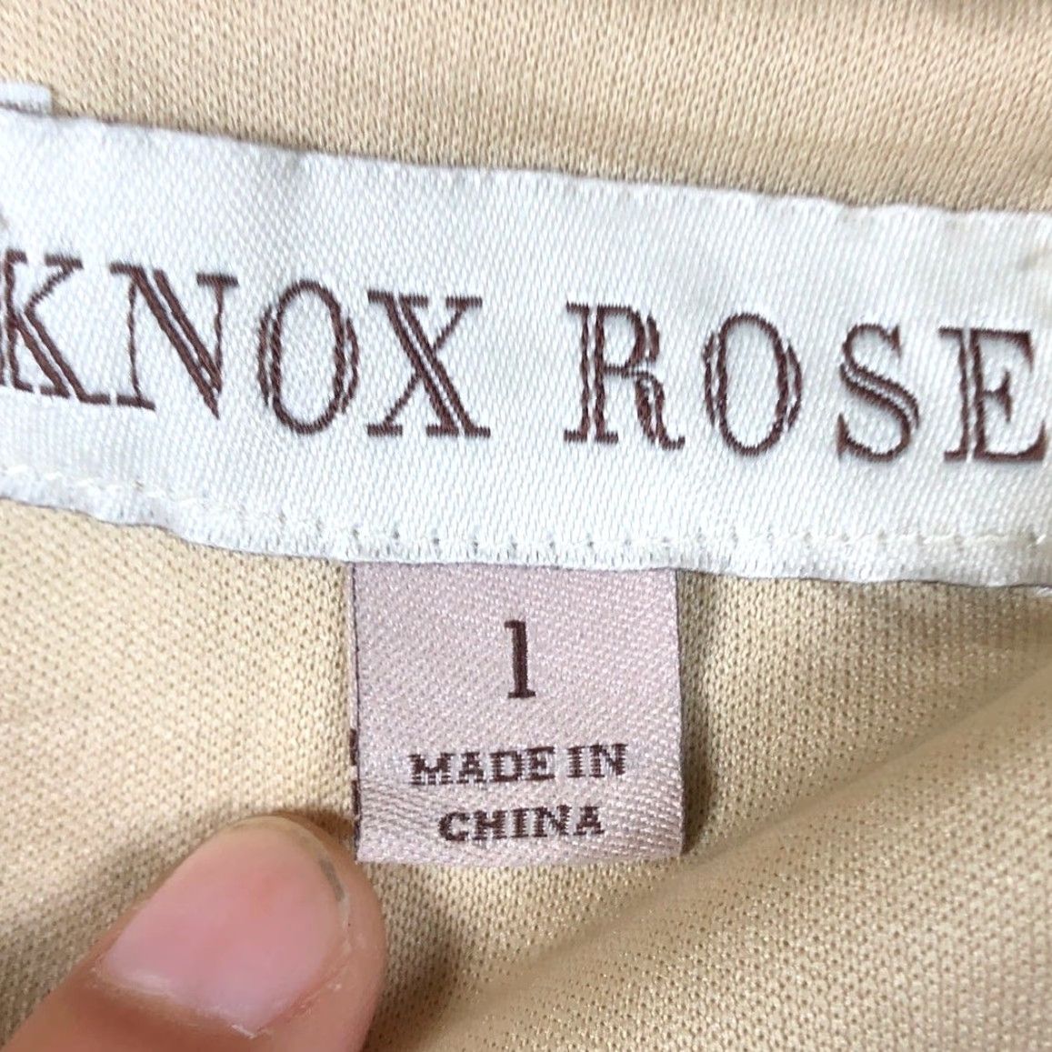 Vintage Knox Rose Women Shirt Pink Brown V Neck Lined Short Sleeve Stretch 1X Size XL / US 12-14 / IT 48-50 - 6 Thumbnail