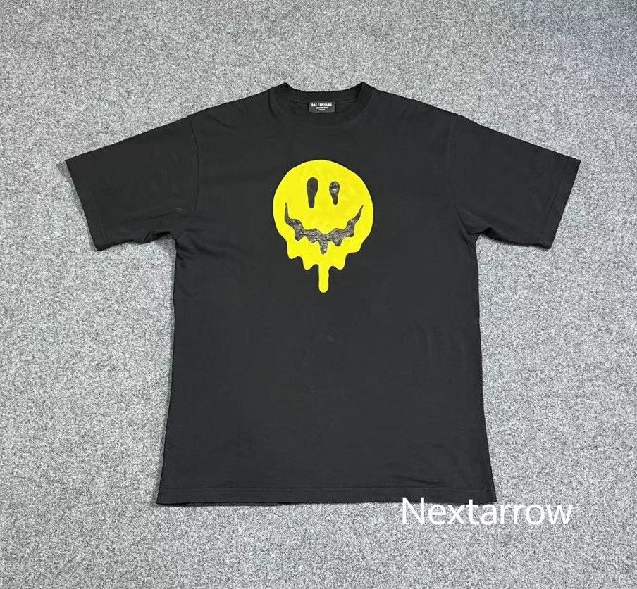 Balenciaga Balenciaga Dissolve smiley face short sleeved2410-Nextarrow Size US XS / EU 42 / 0 - 1 Thumbnail